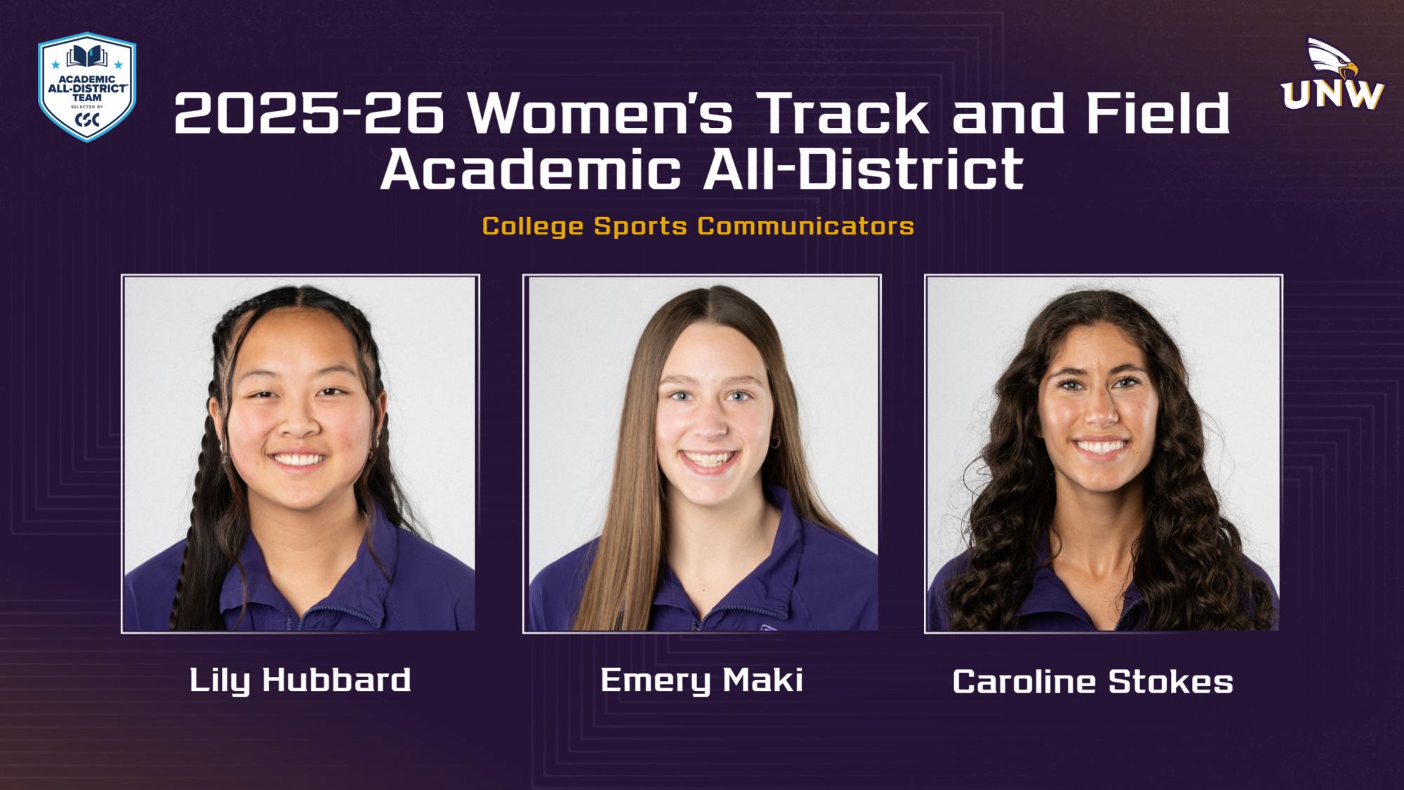 Women's Track and Field CSC Academic All-District