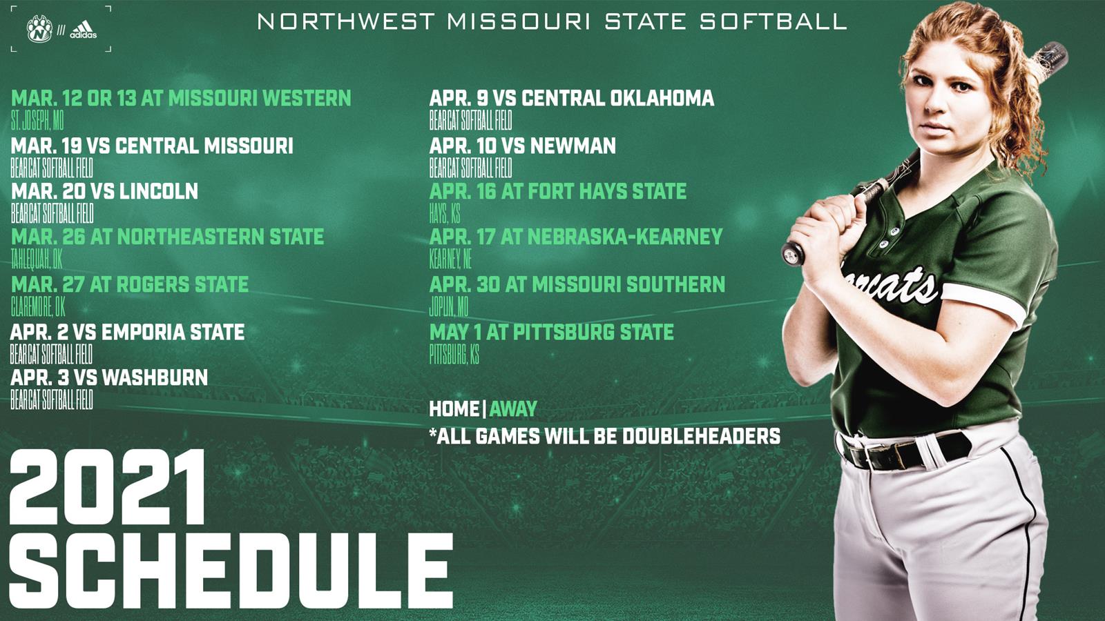Softball Locks In 2021 Spring Schedule Northwest Missouri State Athletics