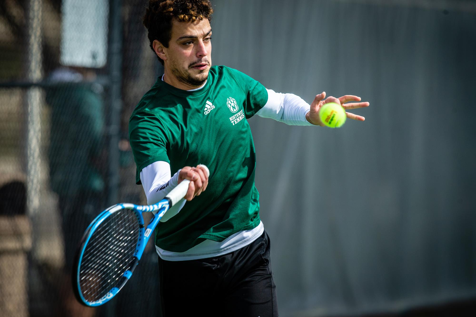 Northwest men's tennis bounces back with 43 victory over Harding