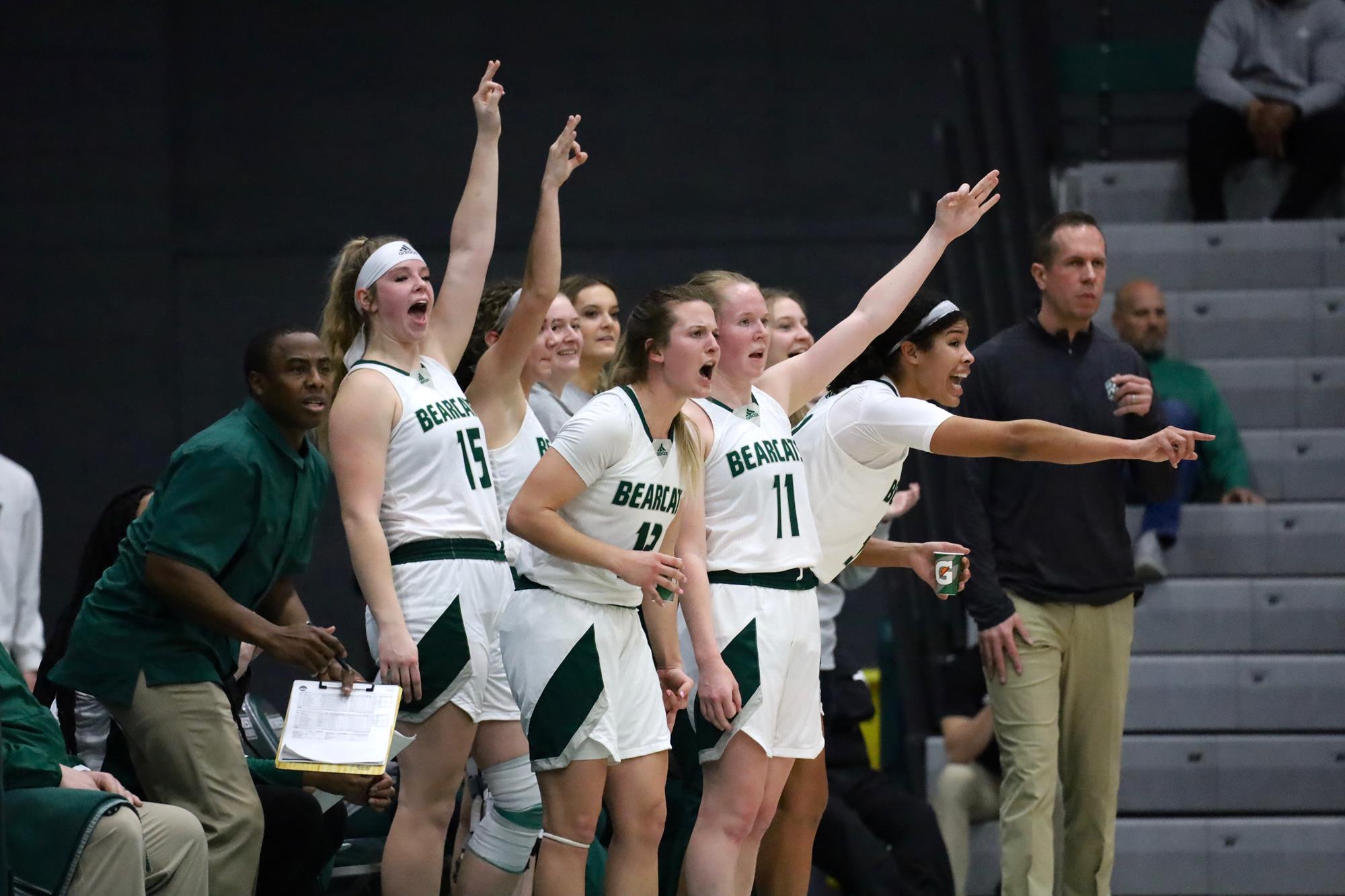 Bearcats record third straight doublefigure win with 6346 triumph