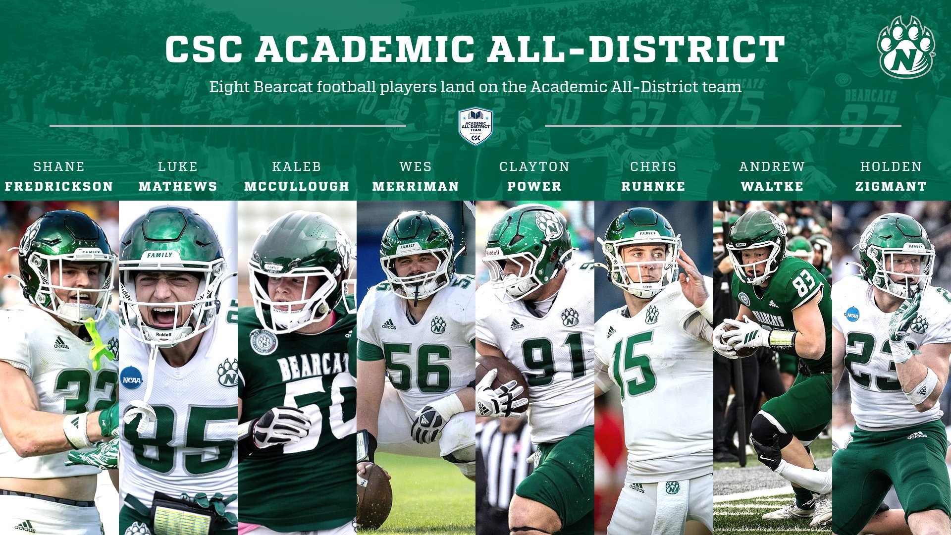 2025 CSC Football Academic All-District Team