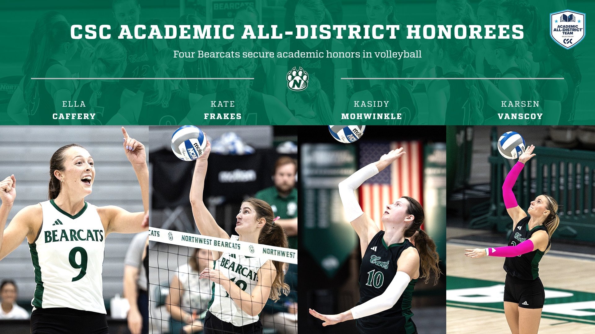 2025 Volleyball Academic All-District