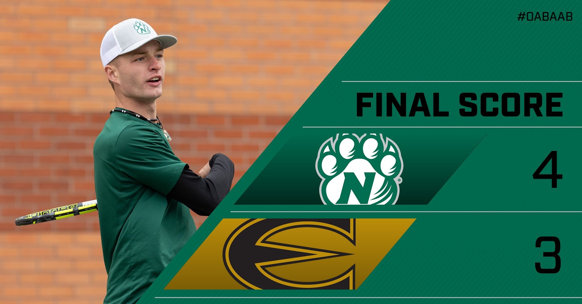 M tennis 4-3 win over ESU (2025)