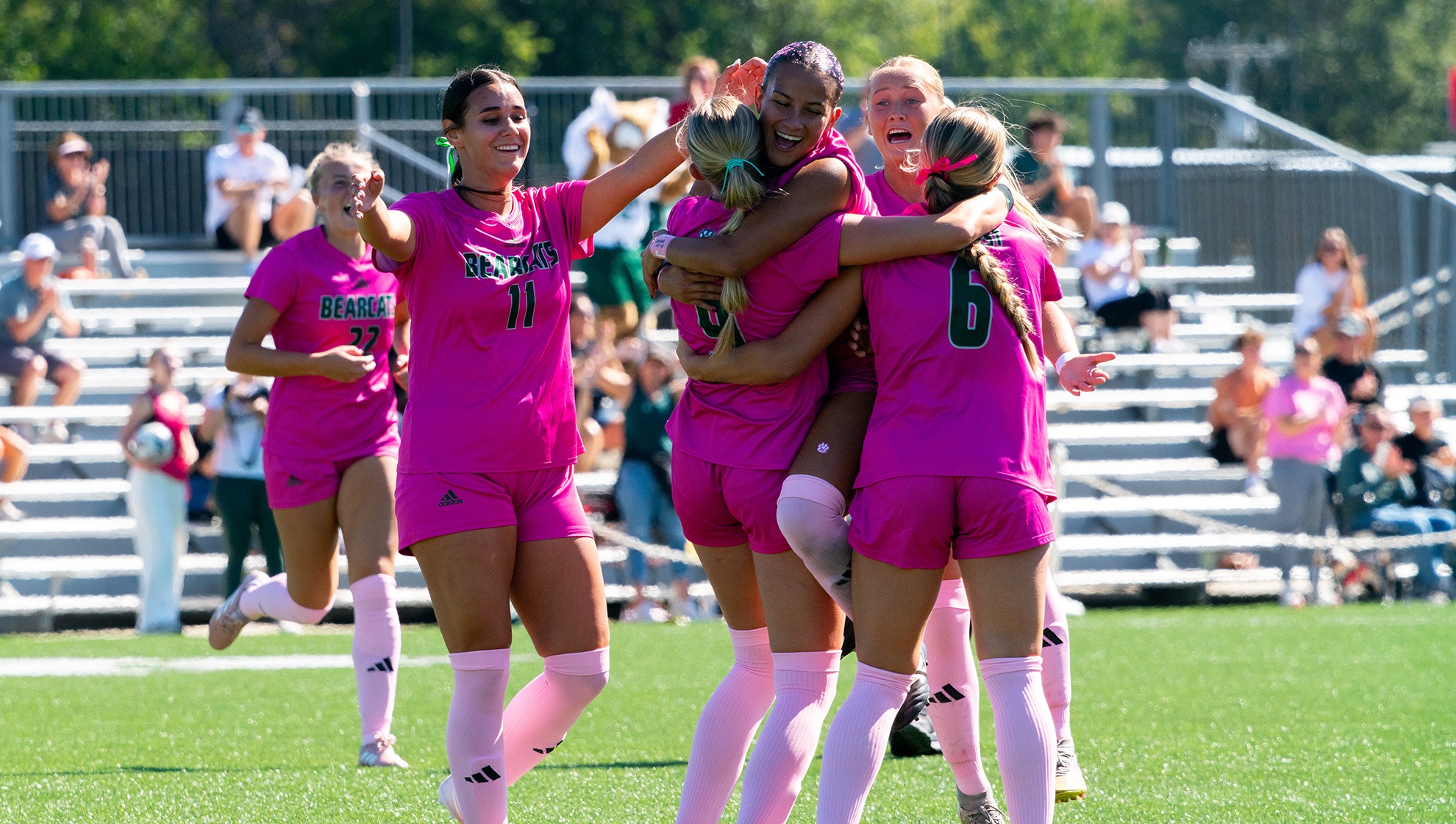 Bearcat soccer vs. No. 18 UCM PINK OUT 2026