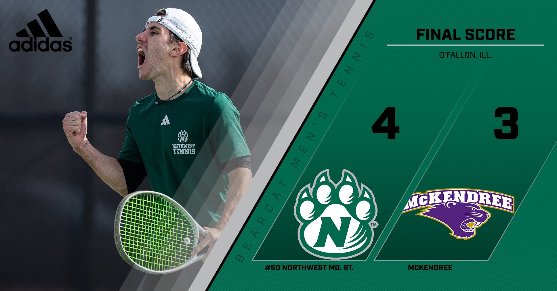 Men's Tennis Win at McKendree, 4-3 (2026)