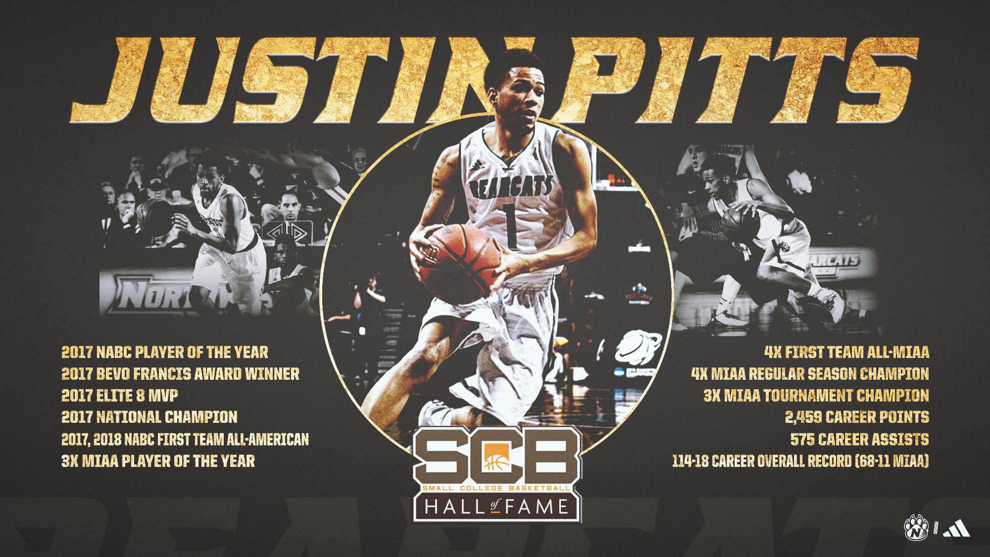 Justin Pitts - 2026 Small College Basketball HOF Inductee