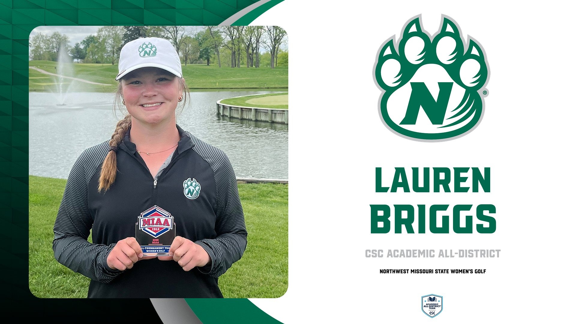 Lauren Briggs CSC Academic All-Distict At-Large (2026)