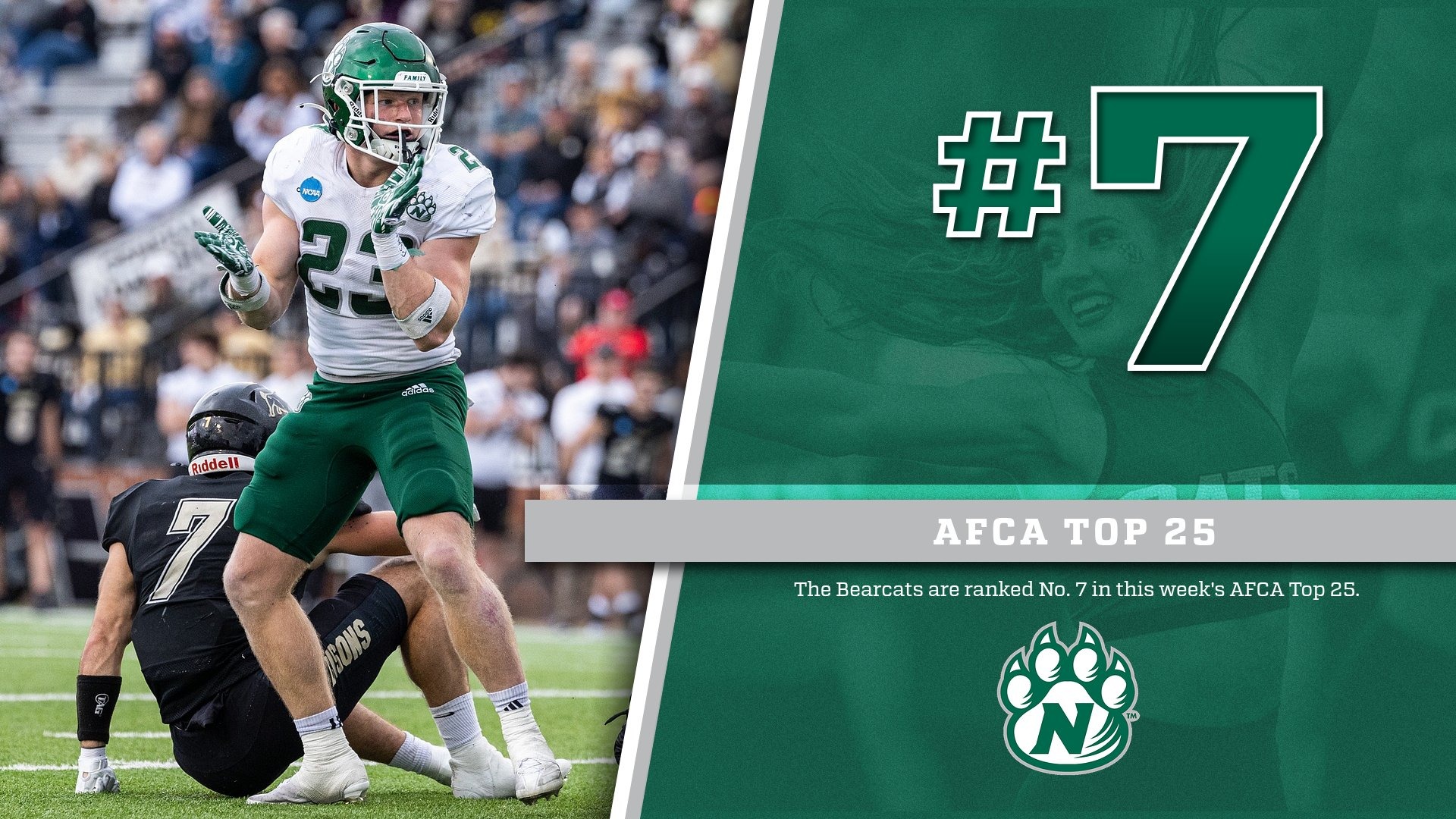 AFCA national ranking No. 7 (Sept. 8, 2026)