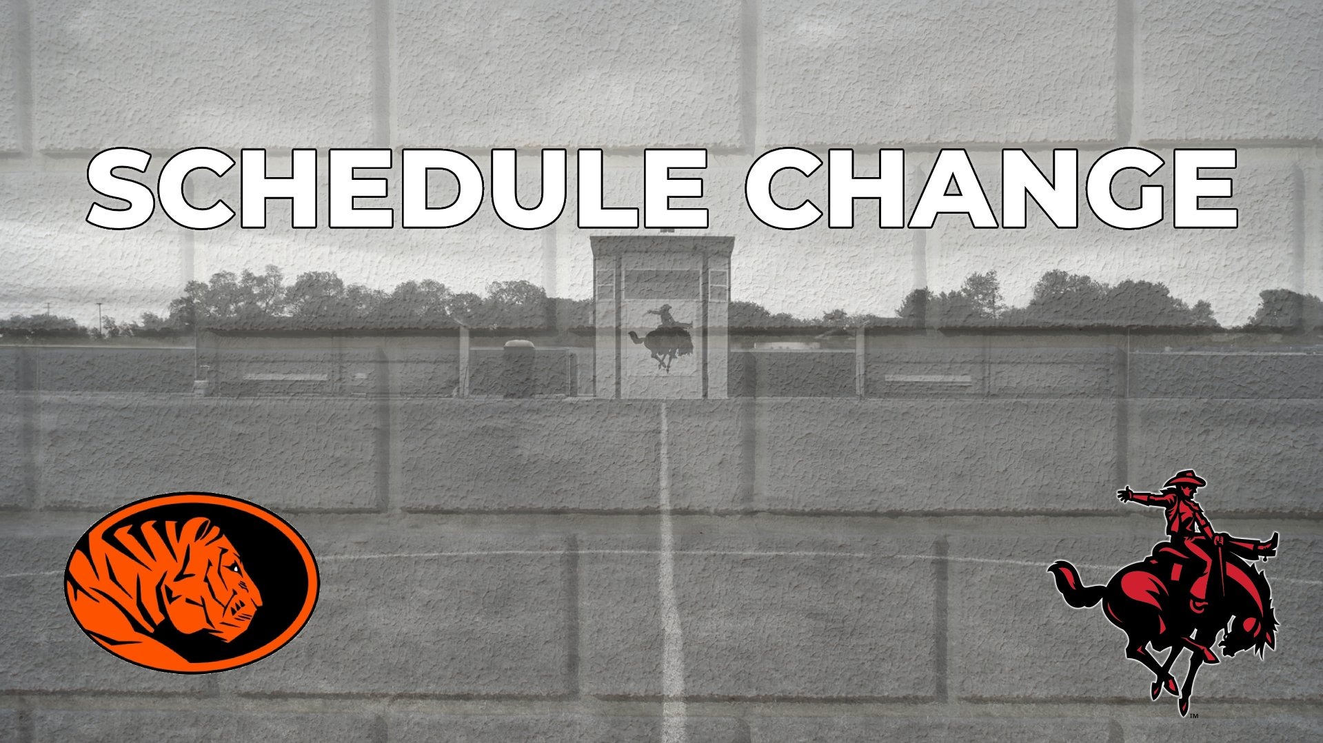 Graphic of Soccer Schedule Change