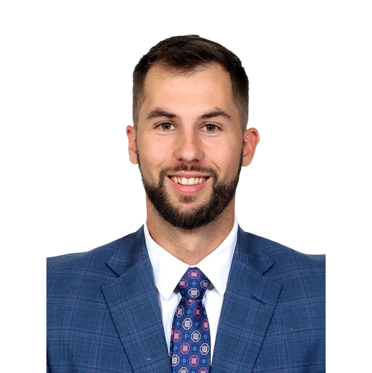 Men's basketball coach Tyler Danielson head shot