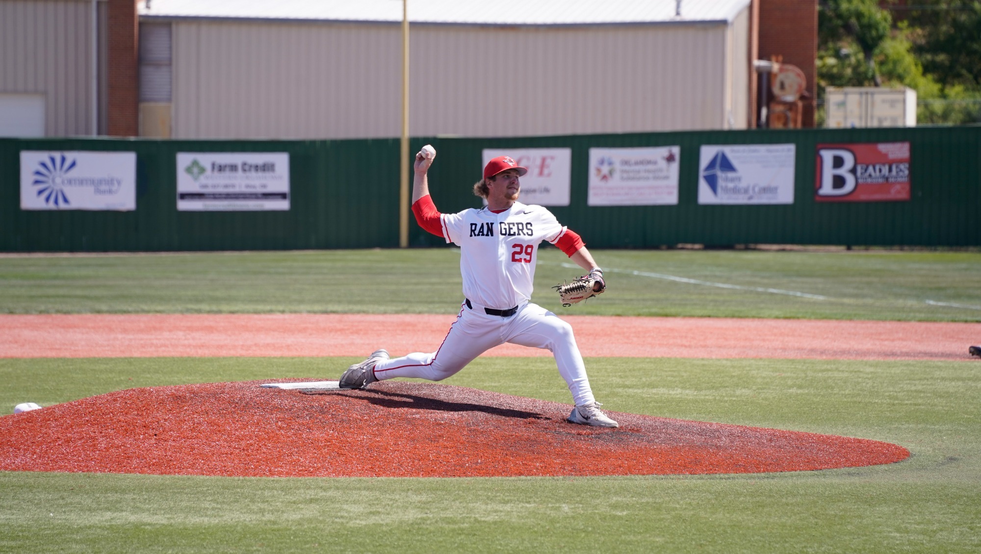 Northwestern pitcher Kyle Holzer throws a pitch.