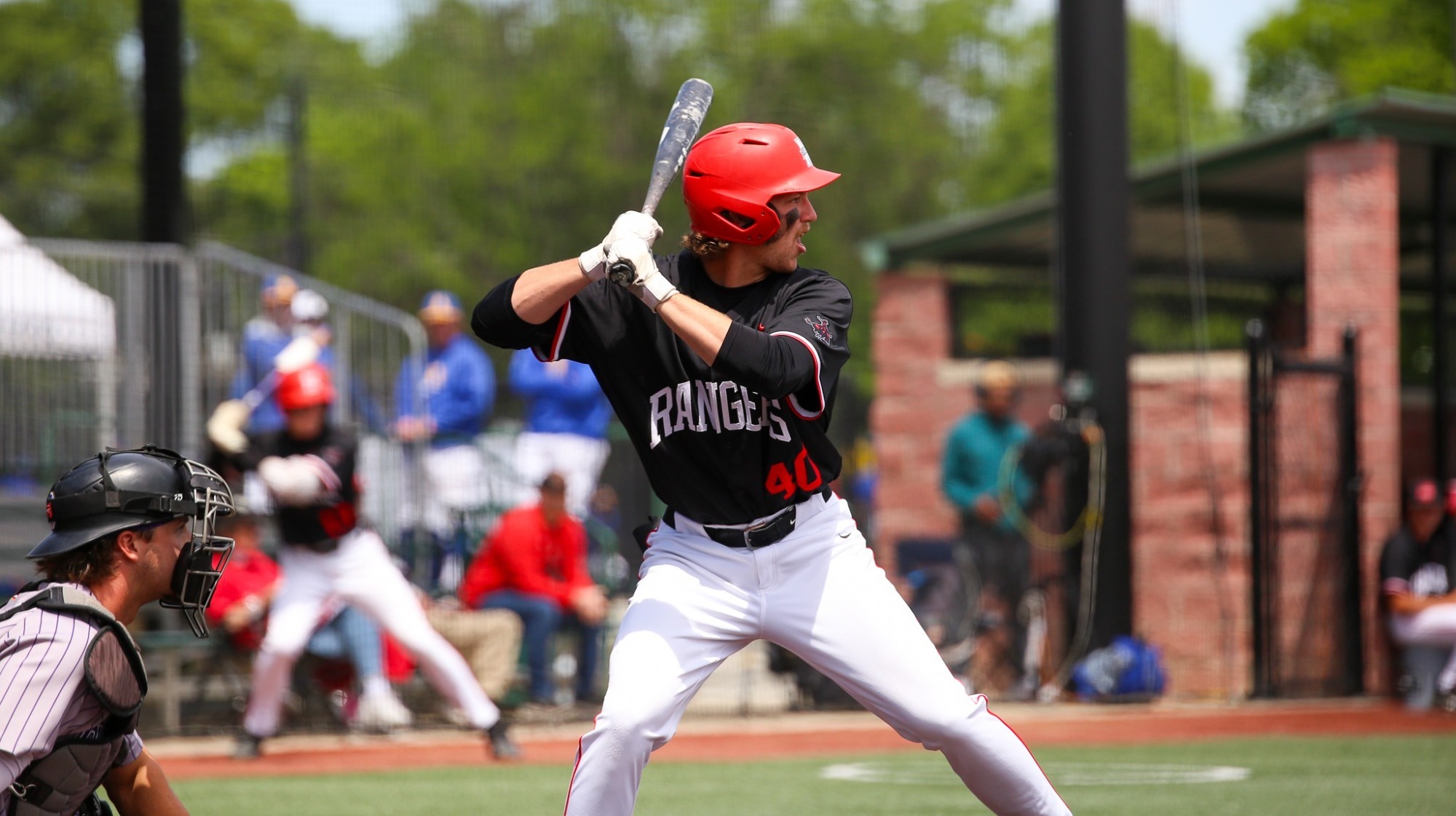 Brody Harris anticipates a pitch.