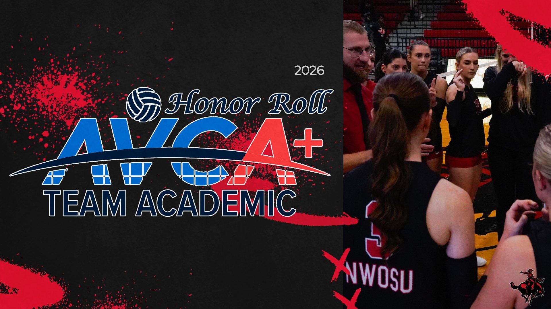 Graphic of Women's volleyball academic team award