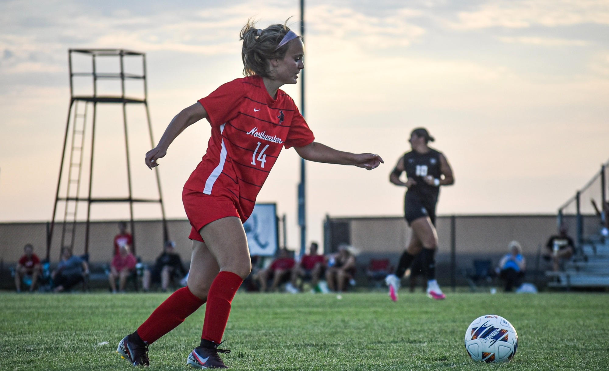 Mylee Yuill prepares to kick the ball