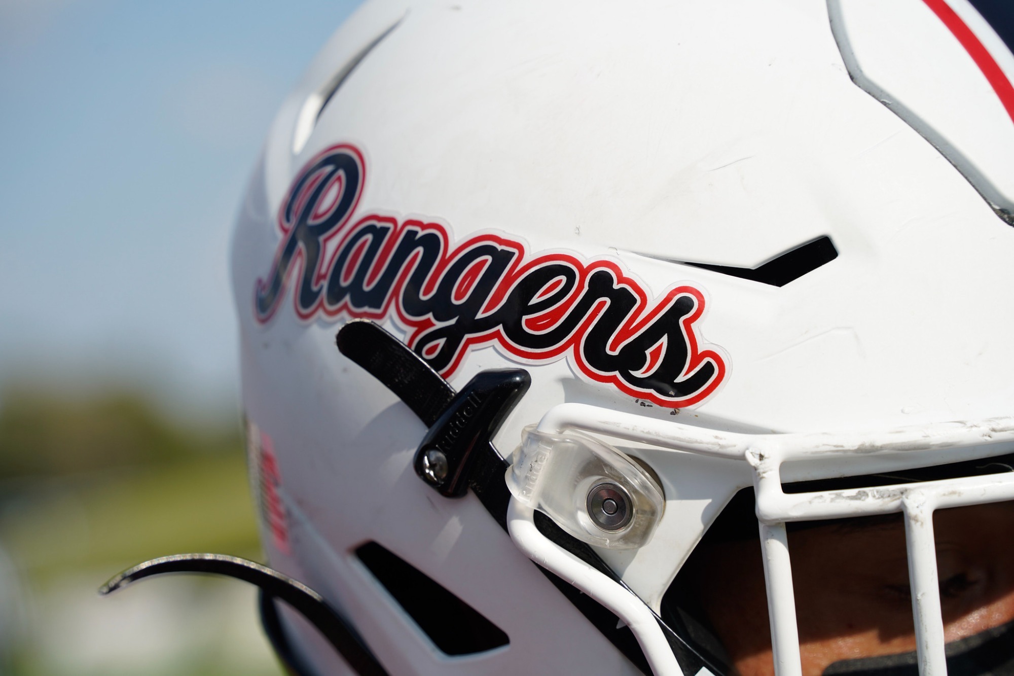 Photo of Player wearing a helmet