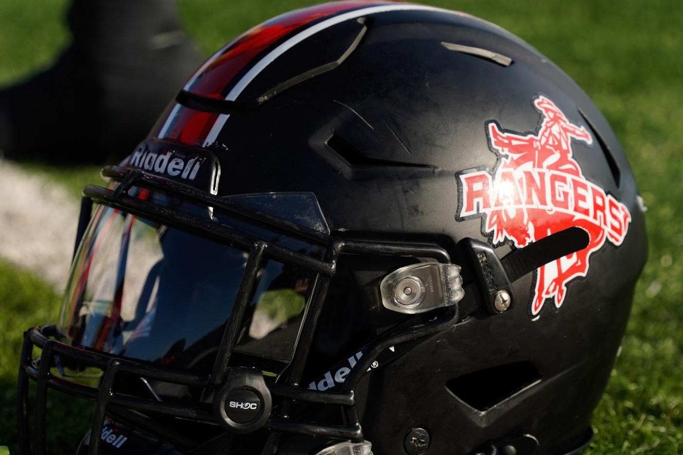 Photo of football helmet