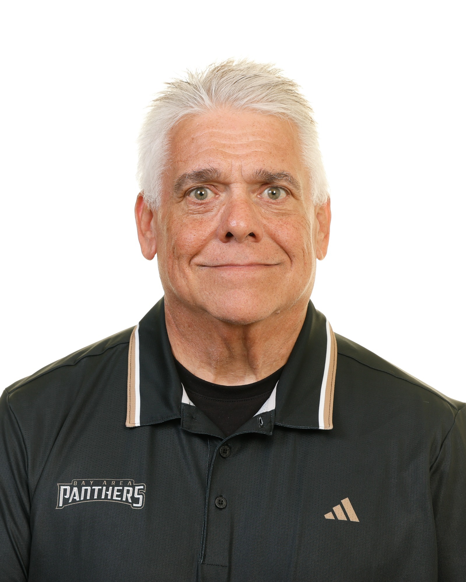 A headshot of a Bay Area Panthers staff member 