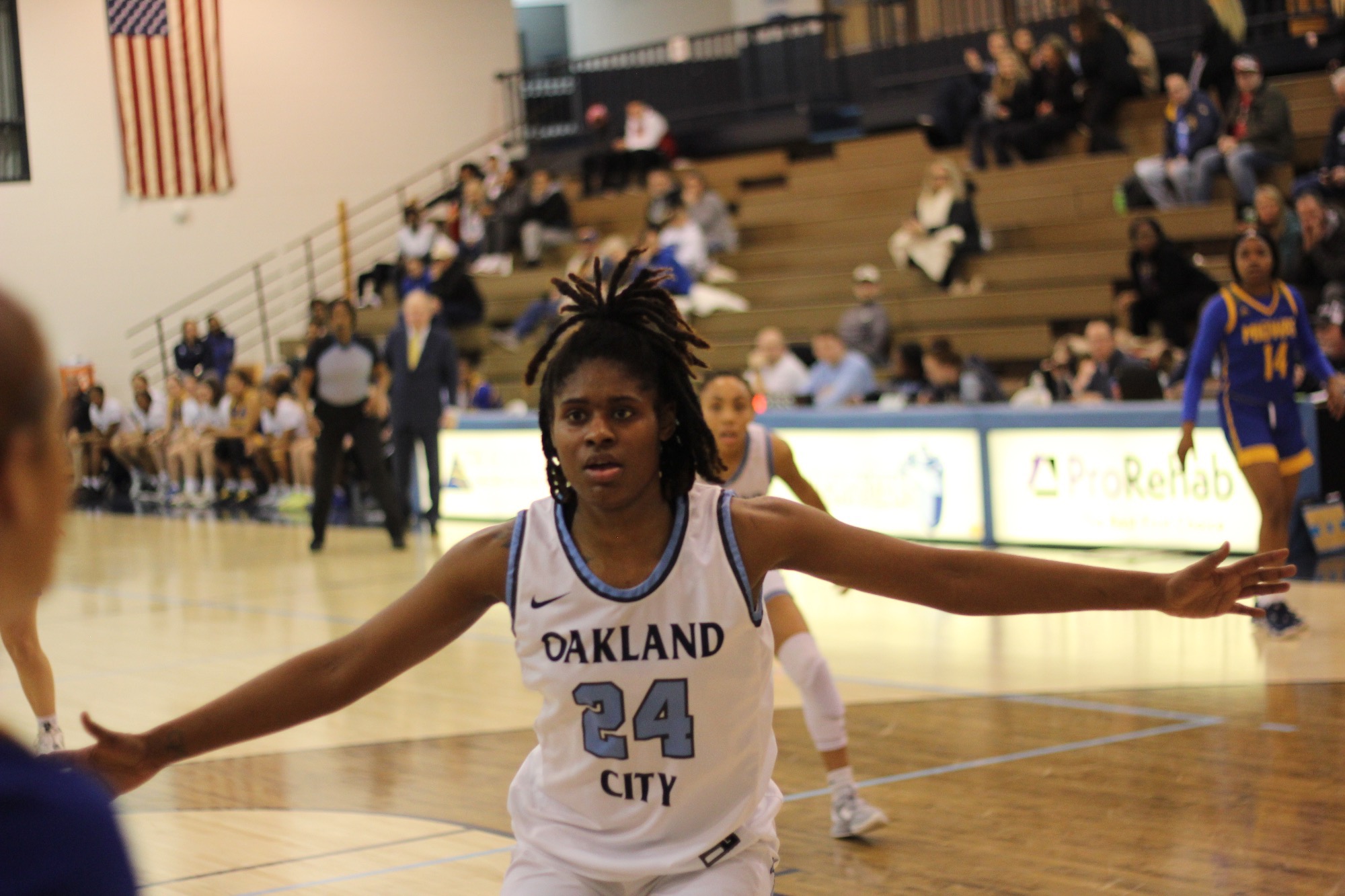 Midway Eagles Upset OCU Women's Basketball In First River States