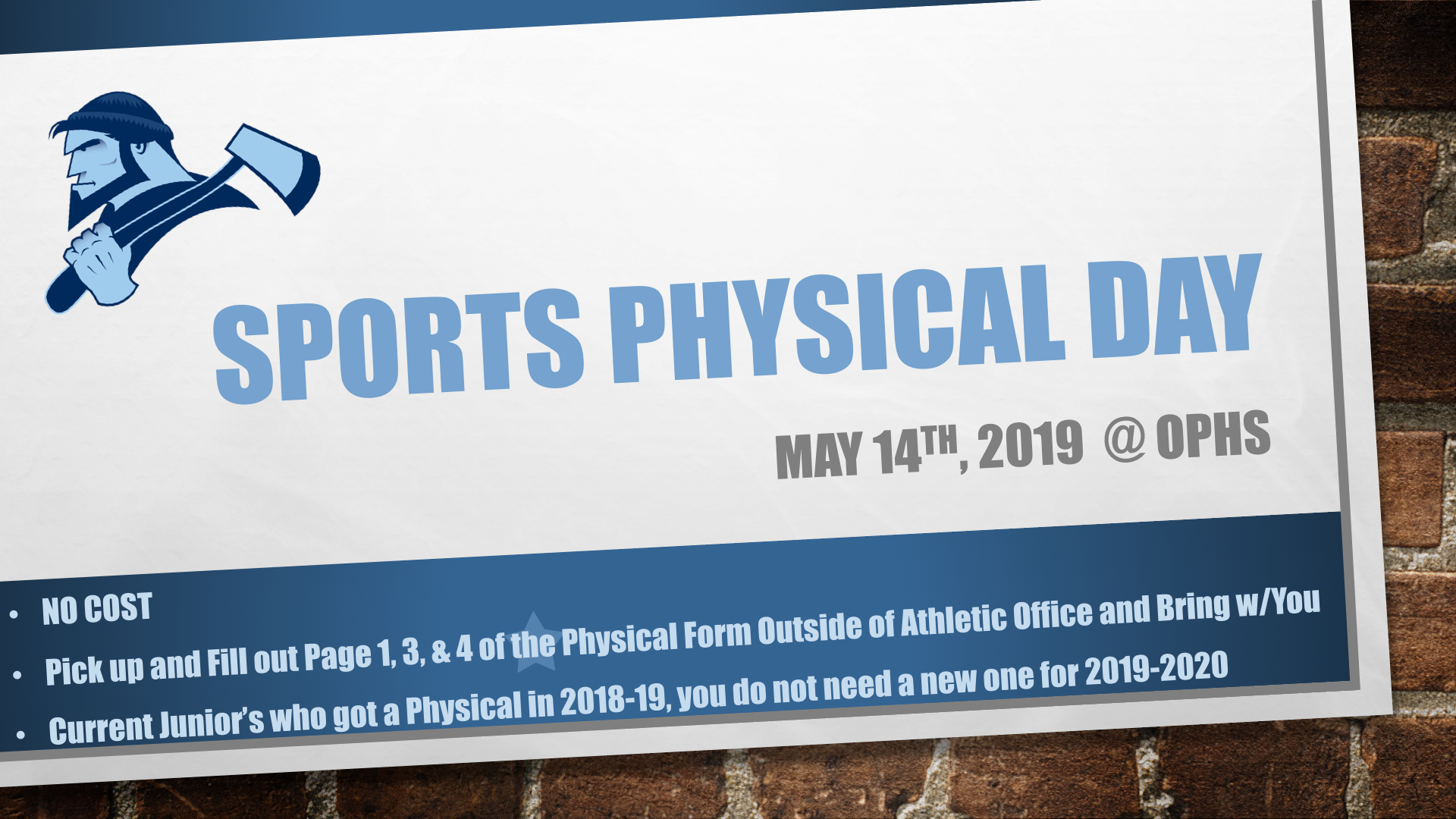 Sport Physical Day 2019
