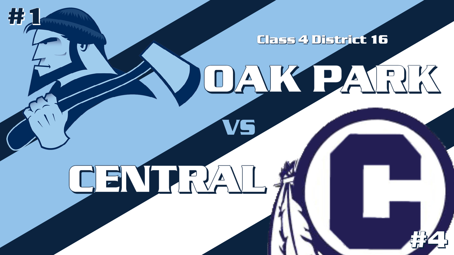 Oak Park vs Central Men's Soccer Poster 2020