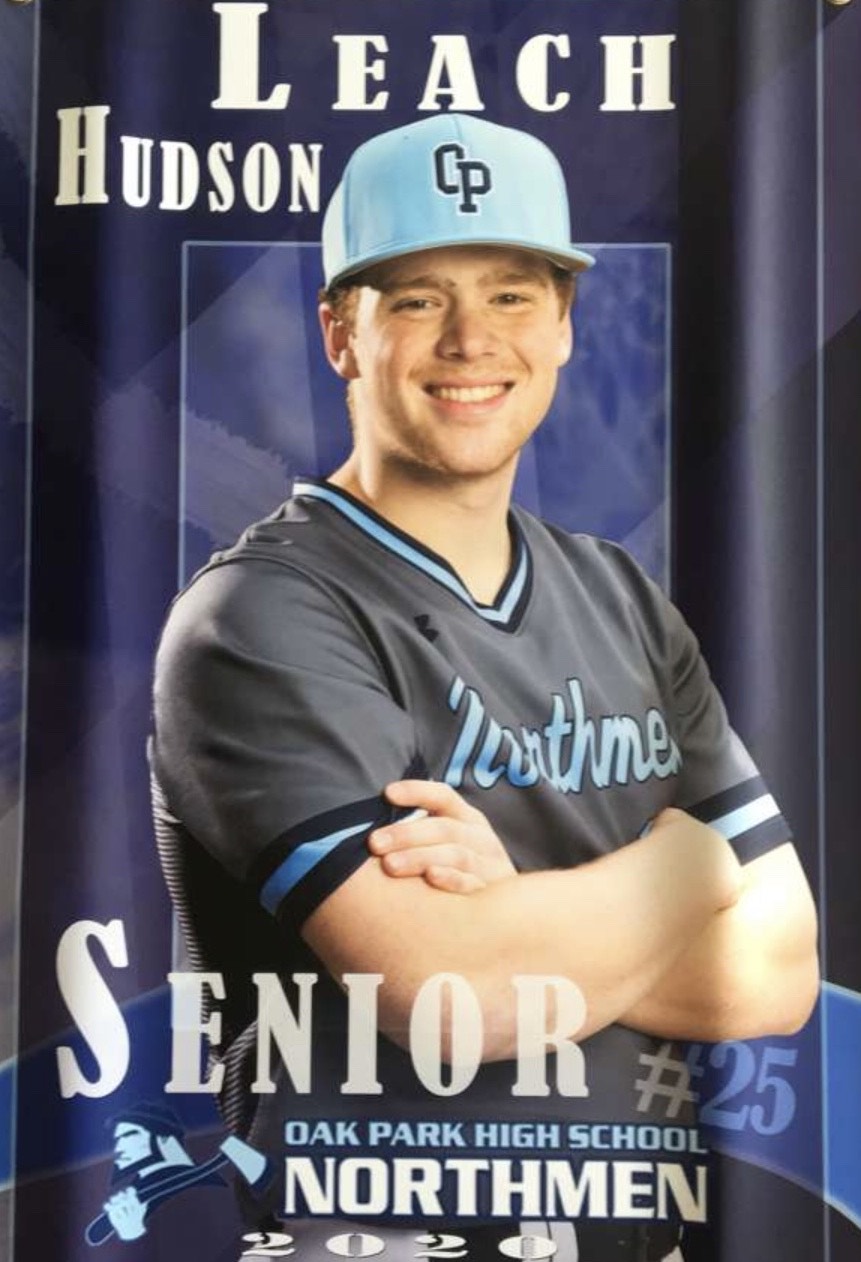 '20 Hudson Leach Named KC Star Scholar Athlete for Oak Park High School