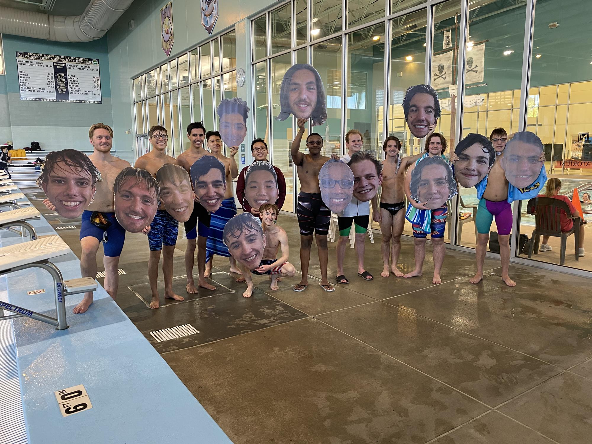 M. Swim Team Fat Heads 2020