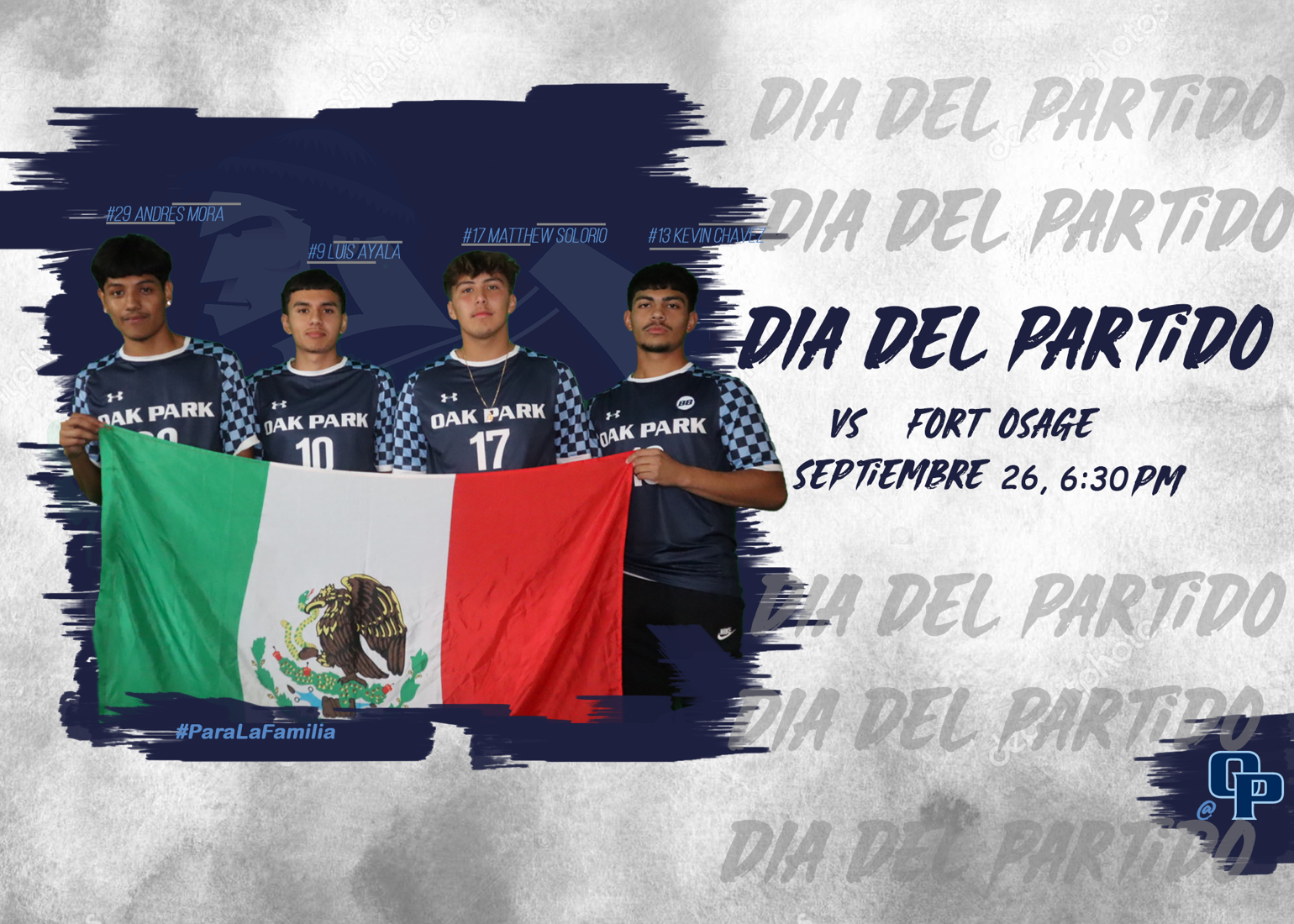 Soccer vs Fort Osage Poster 2022