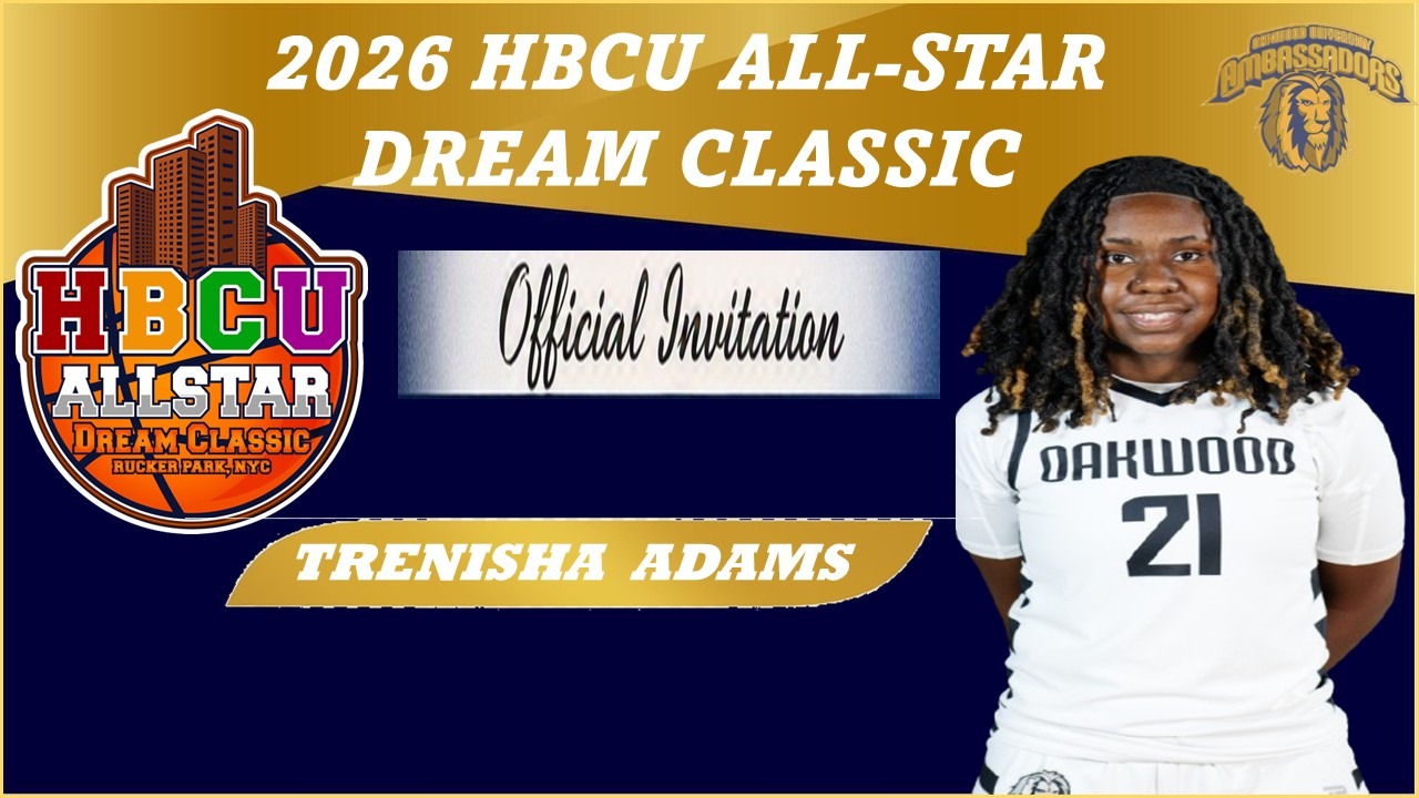 Adams invitation to HBCU ALLStar Dream Classic