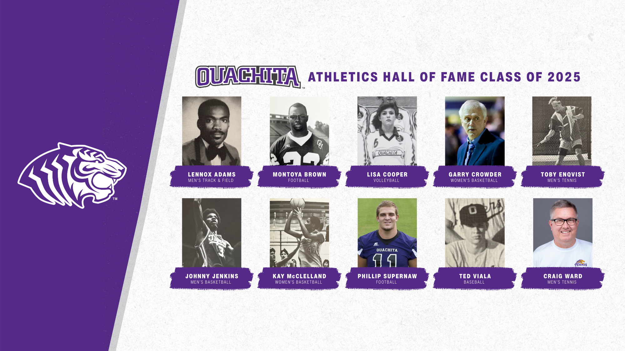 Ouachita Athletics HOF Class of 2025