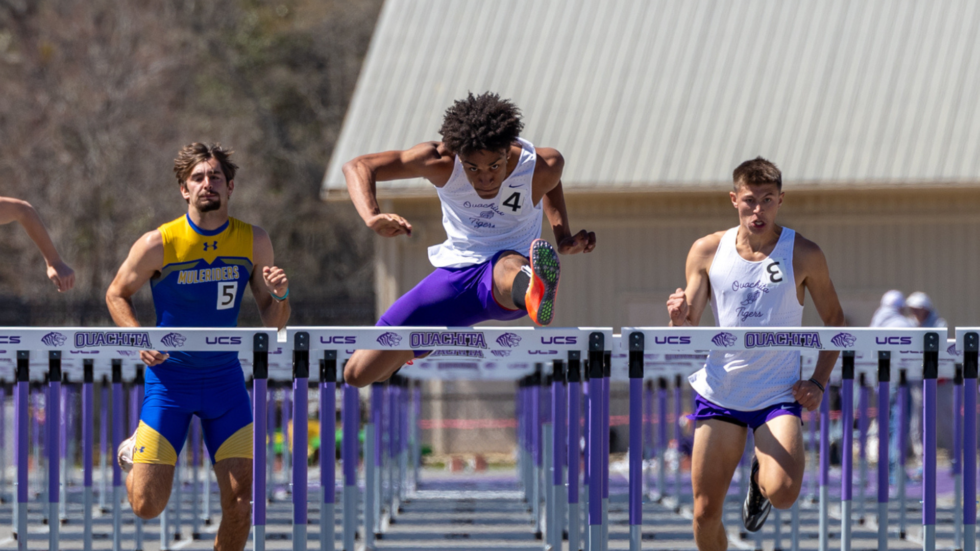 Caden Callahan Hurdles at Ouachita Invitational 