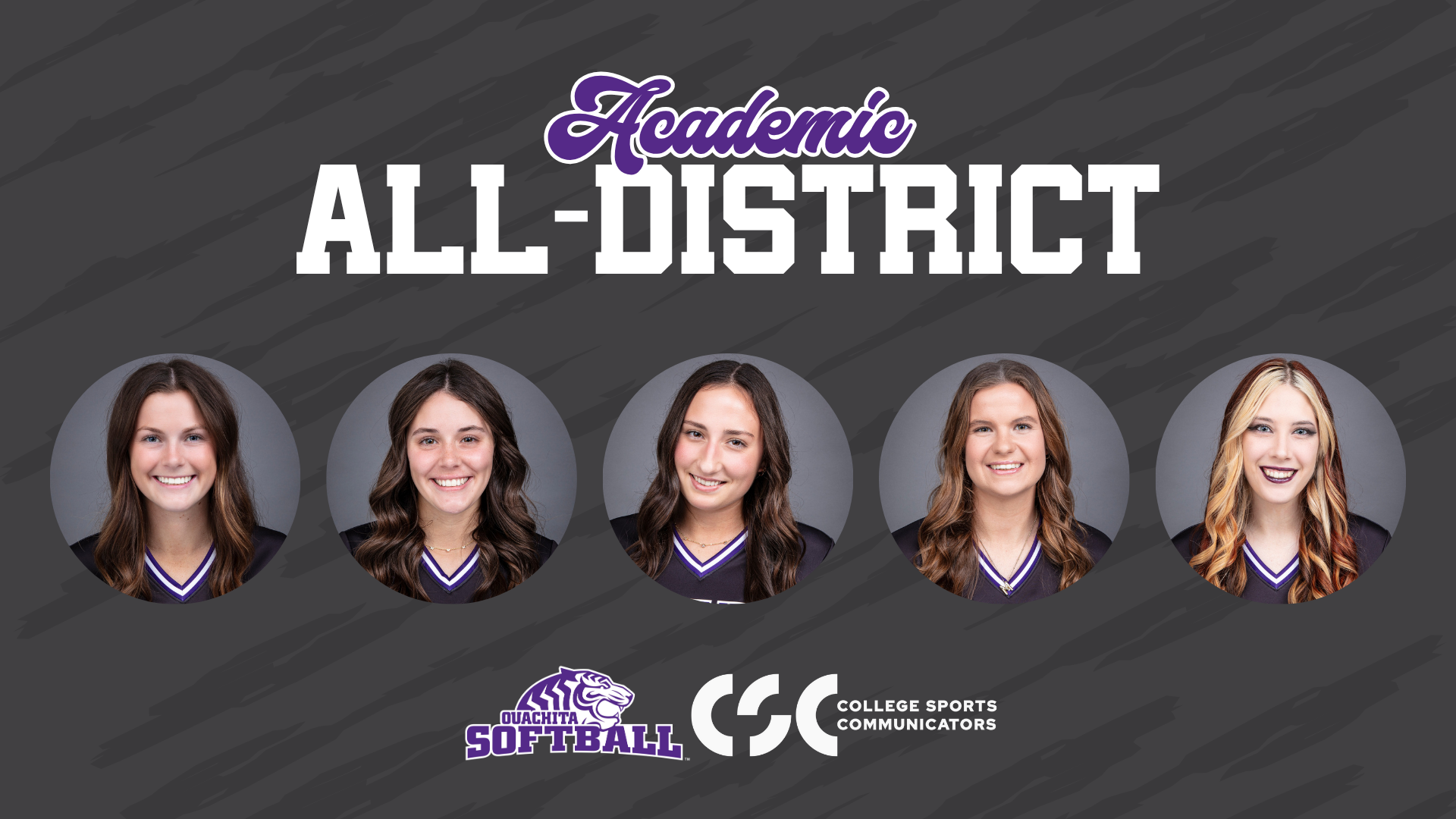 2025 CSC Academic All-District Softball