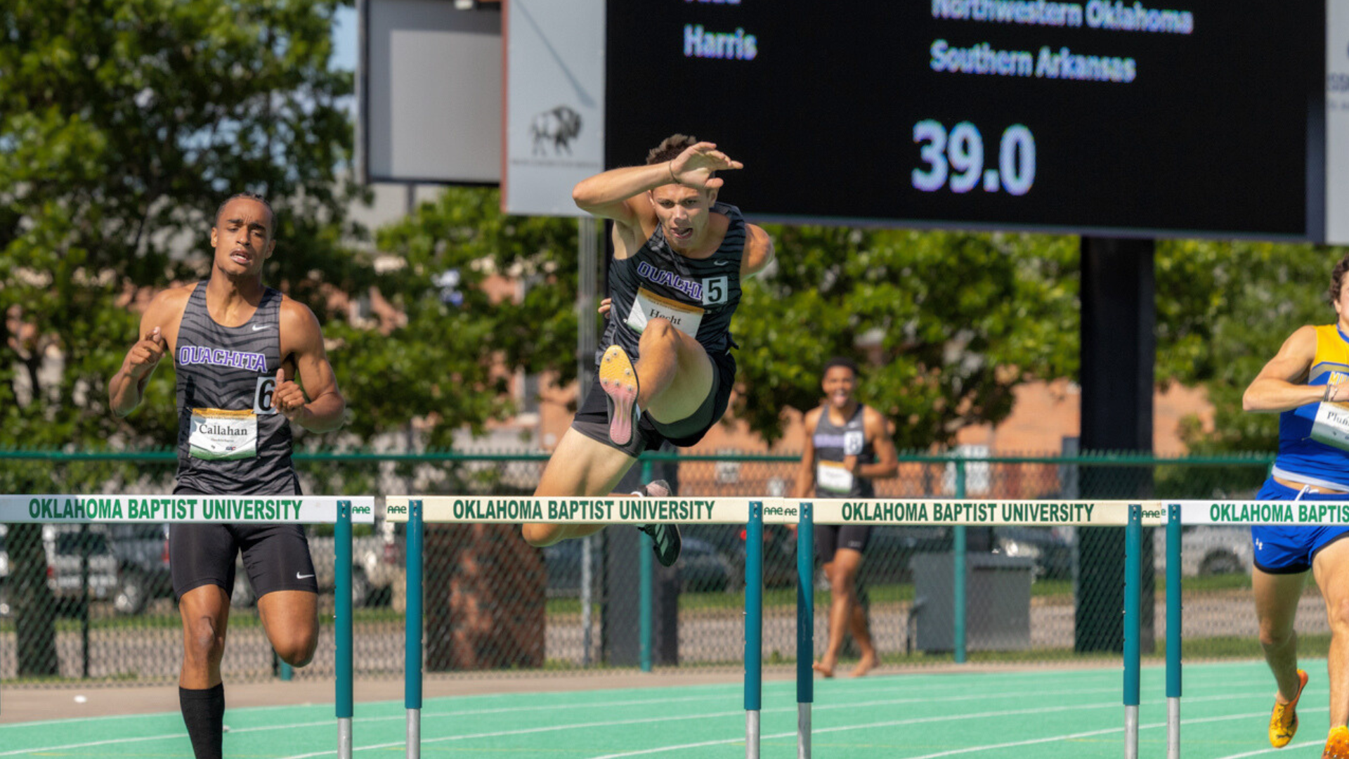 Aden Hecht 400m Hurdles at 2025 GAC Championships