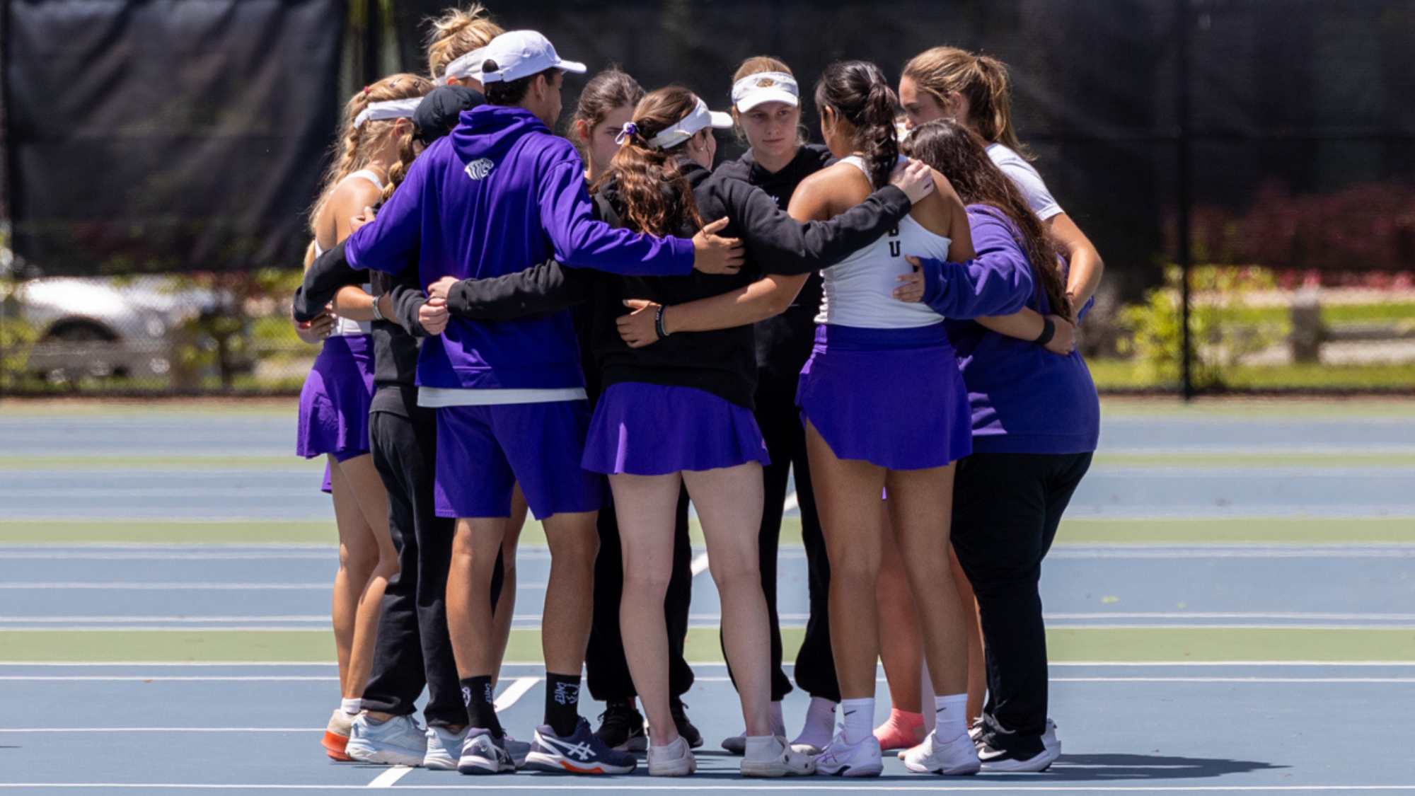 WTEN huddle at 2025 GAC Tournament
