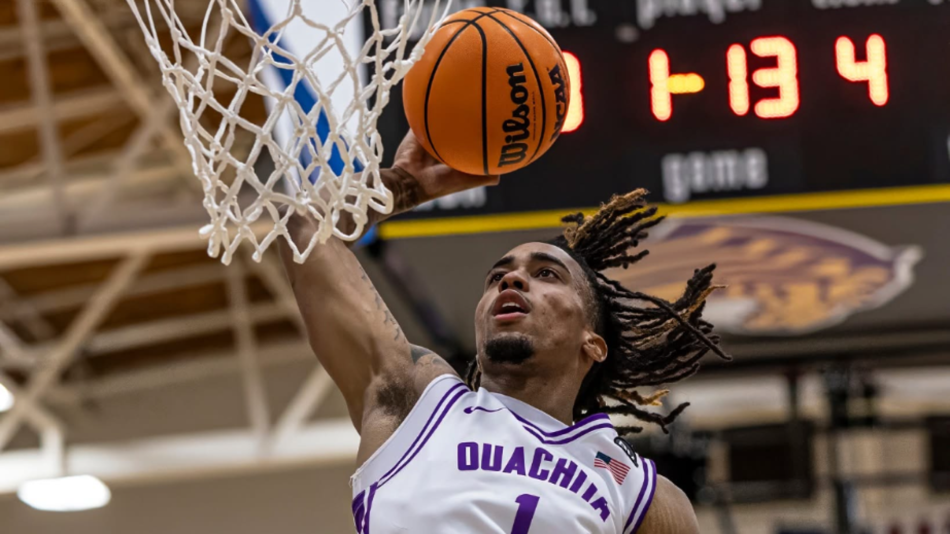 Christian Parks dunk vs Harding