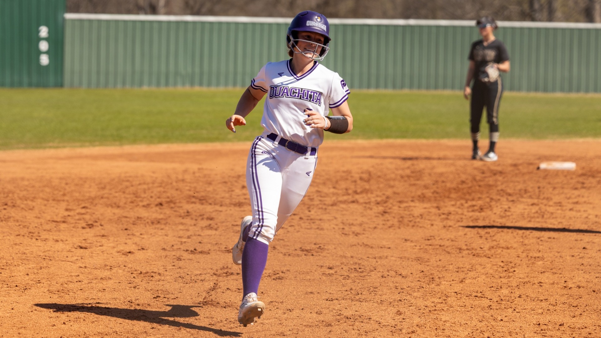 Morgan Uher first career home run vs Harding 