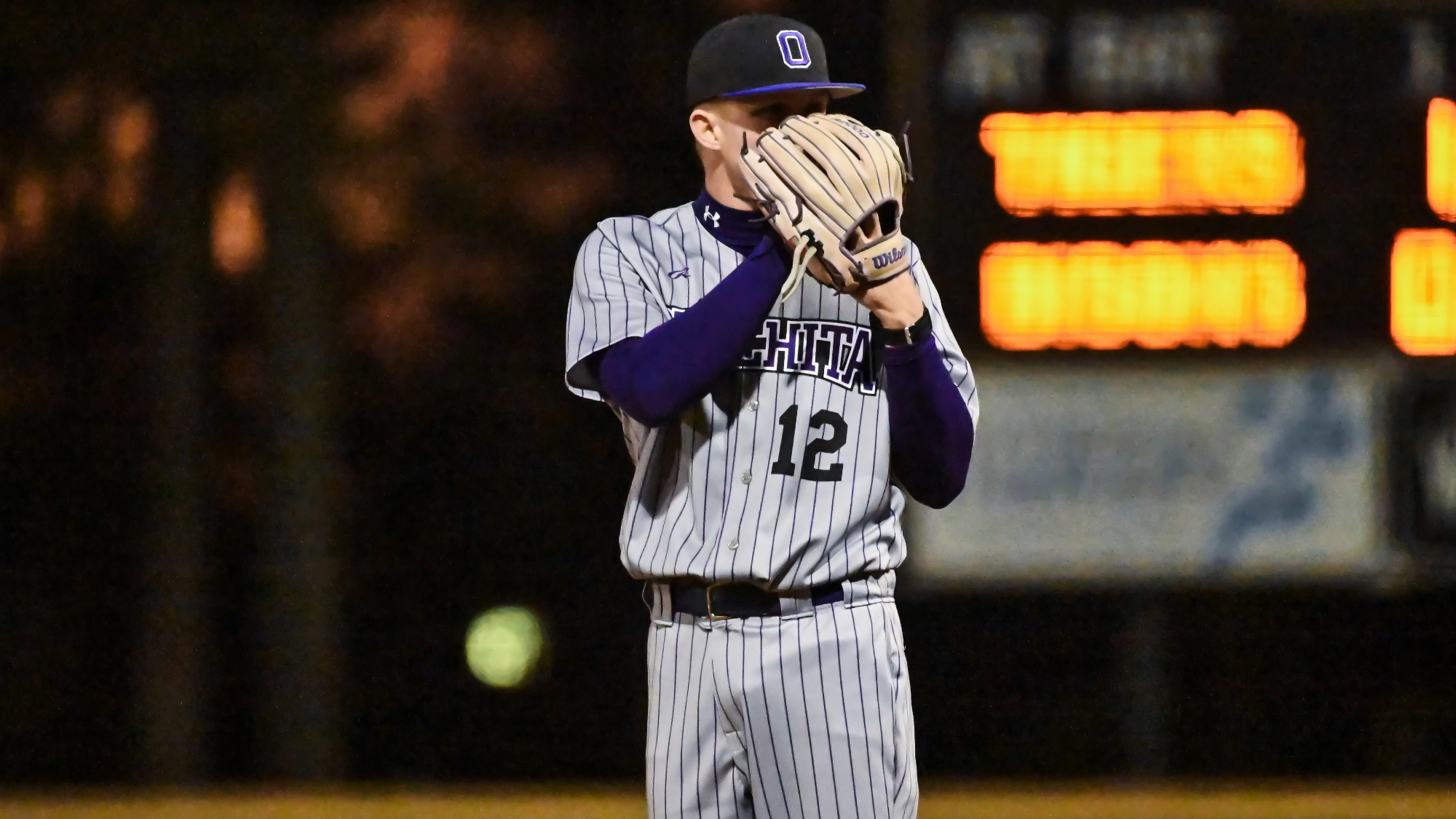 Chase Oberle taking signs at Harding 2026