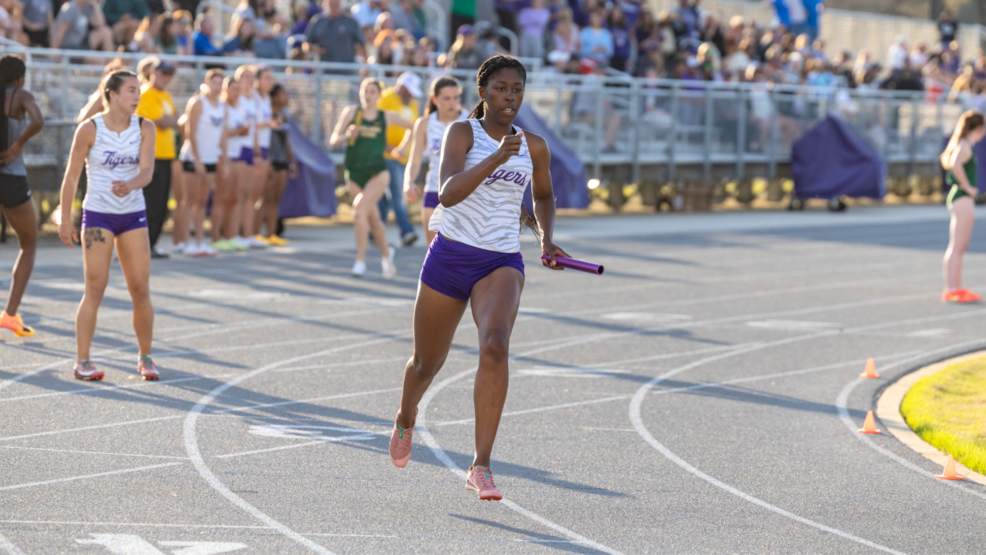 Zyron Brock relay run at home 2026