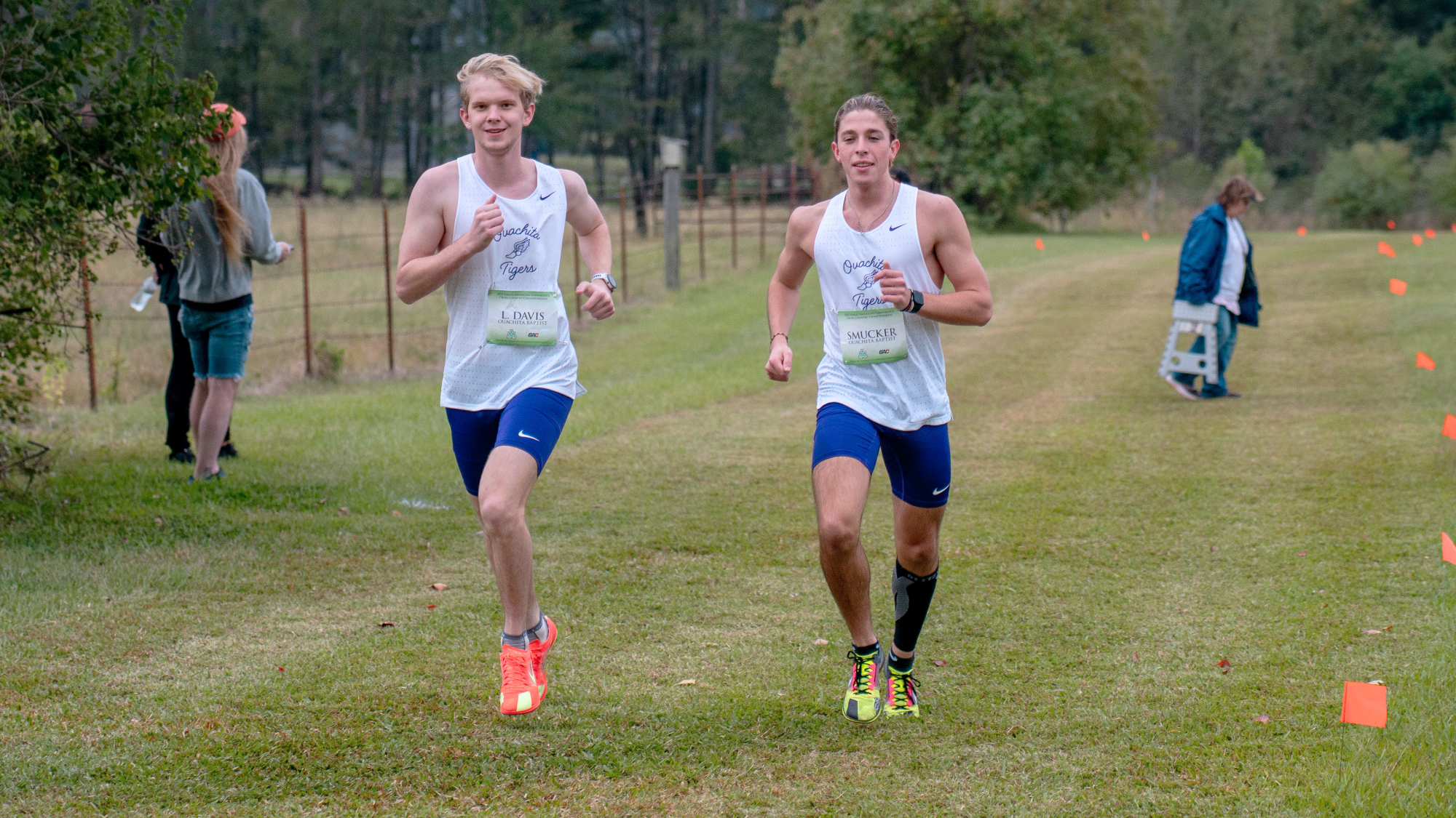 Smucker and Davis at 2025 GAC XC Championships