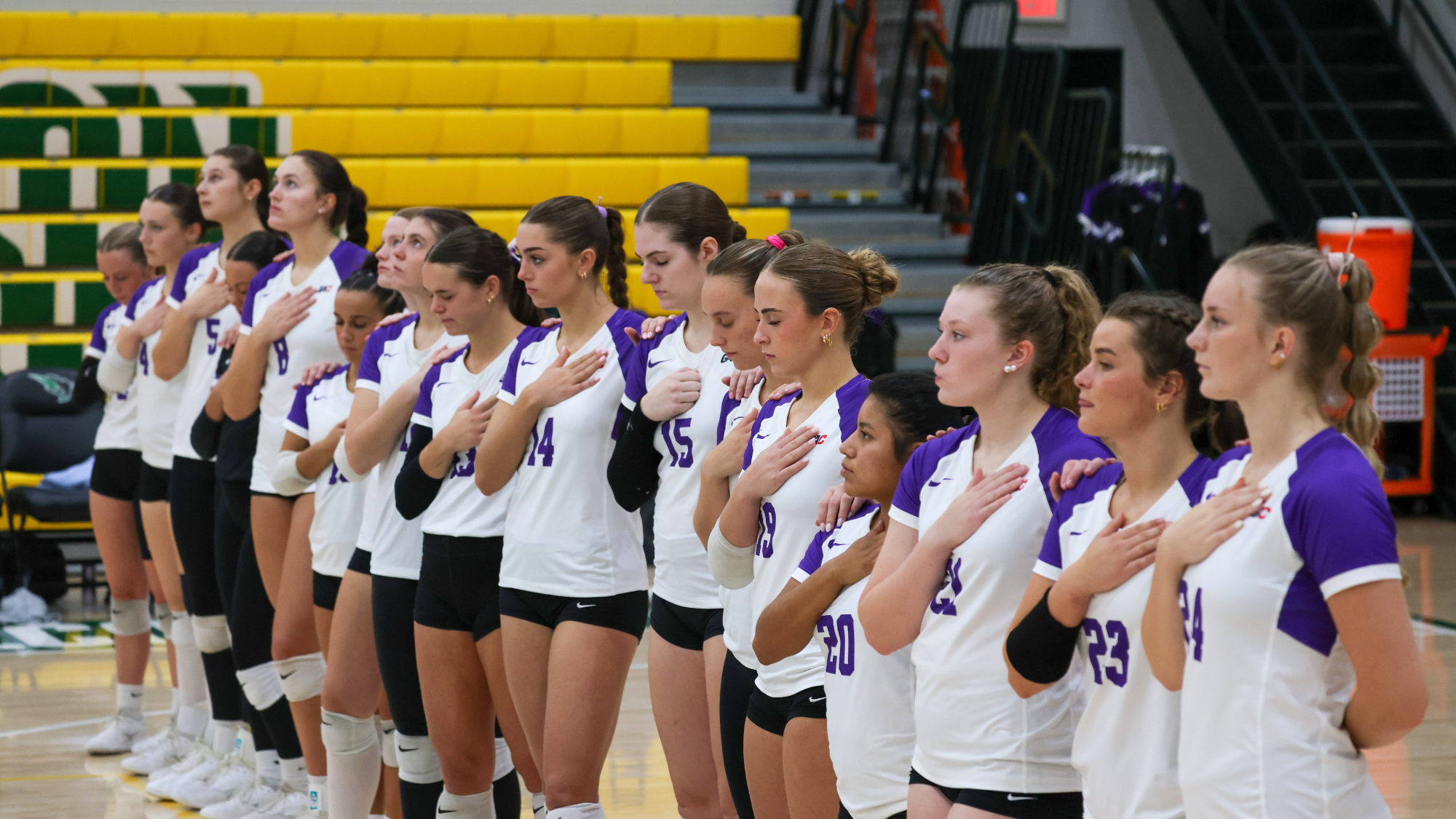 VB national anthem line at OKB crossover tournament 2026