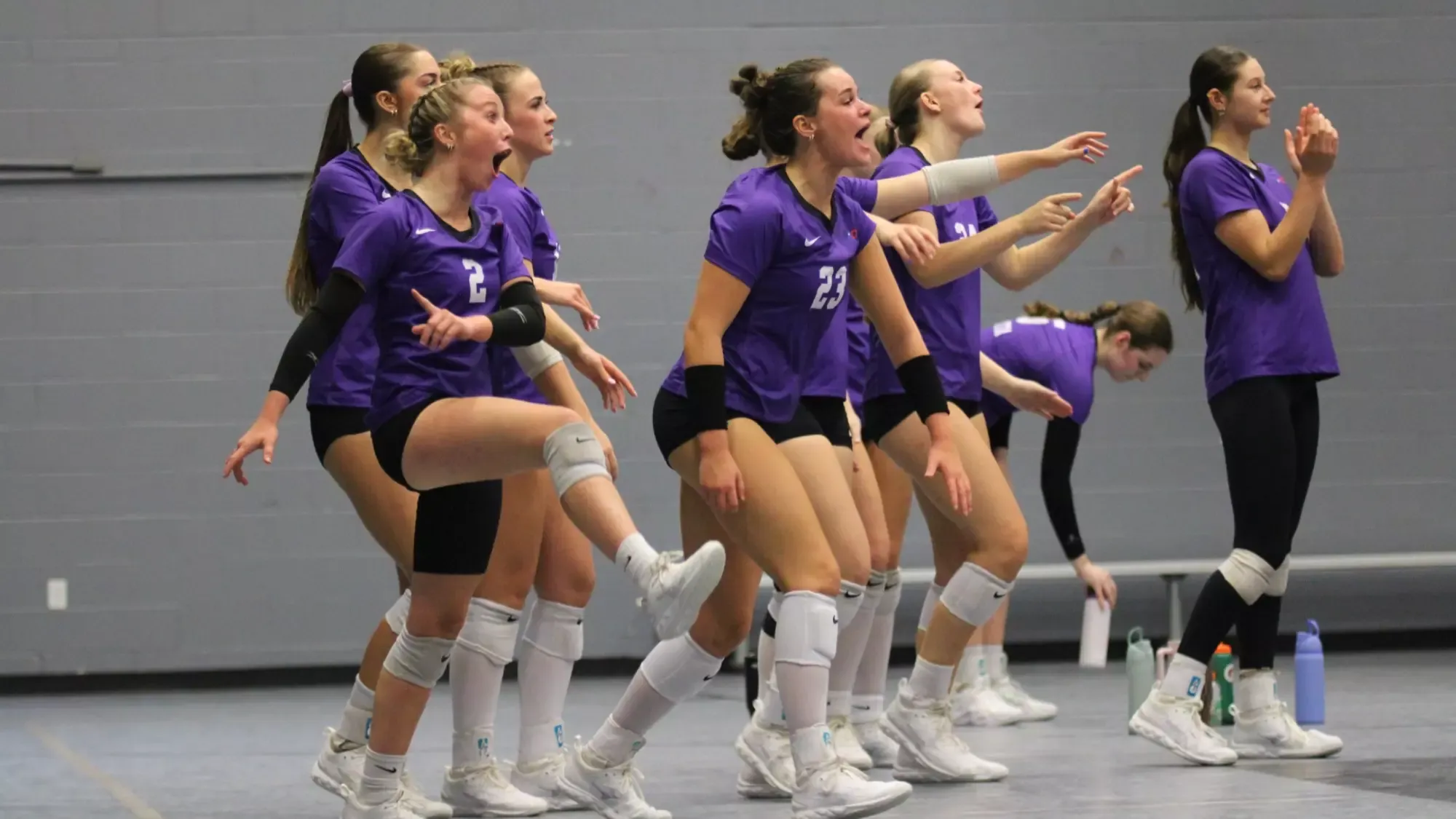 VB bench celebration vs UAM 2026