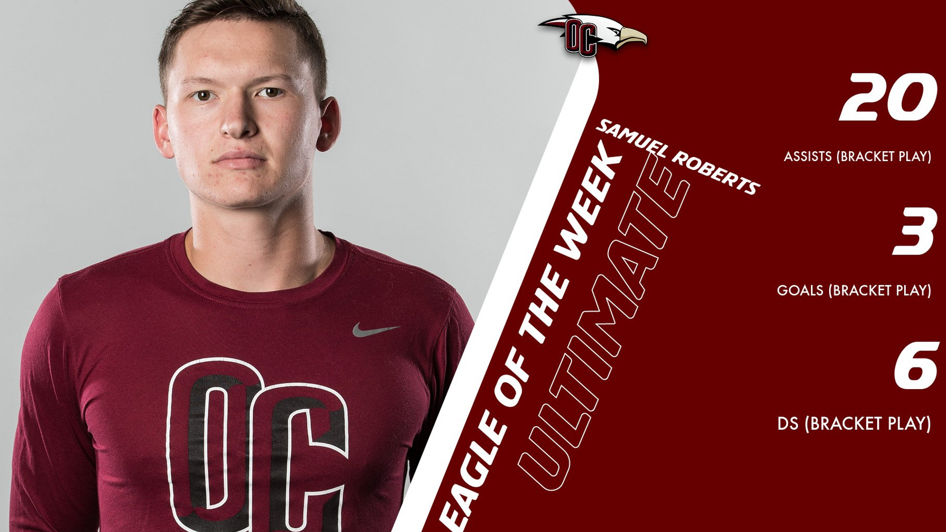 Samuel Roberts -- Eagle of the Week graphic -- 5-29-22