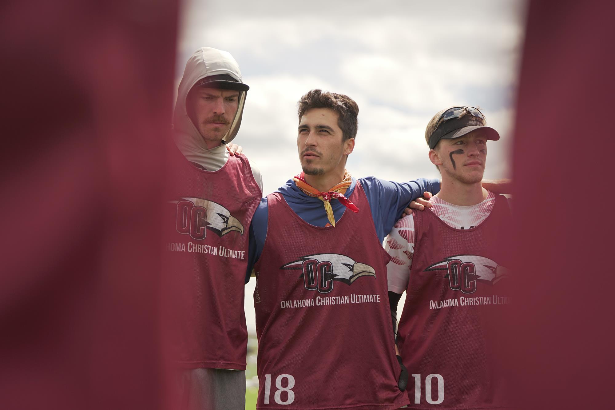 Moore hypes up the team at nationals in Milwaukee.