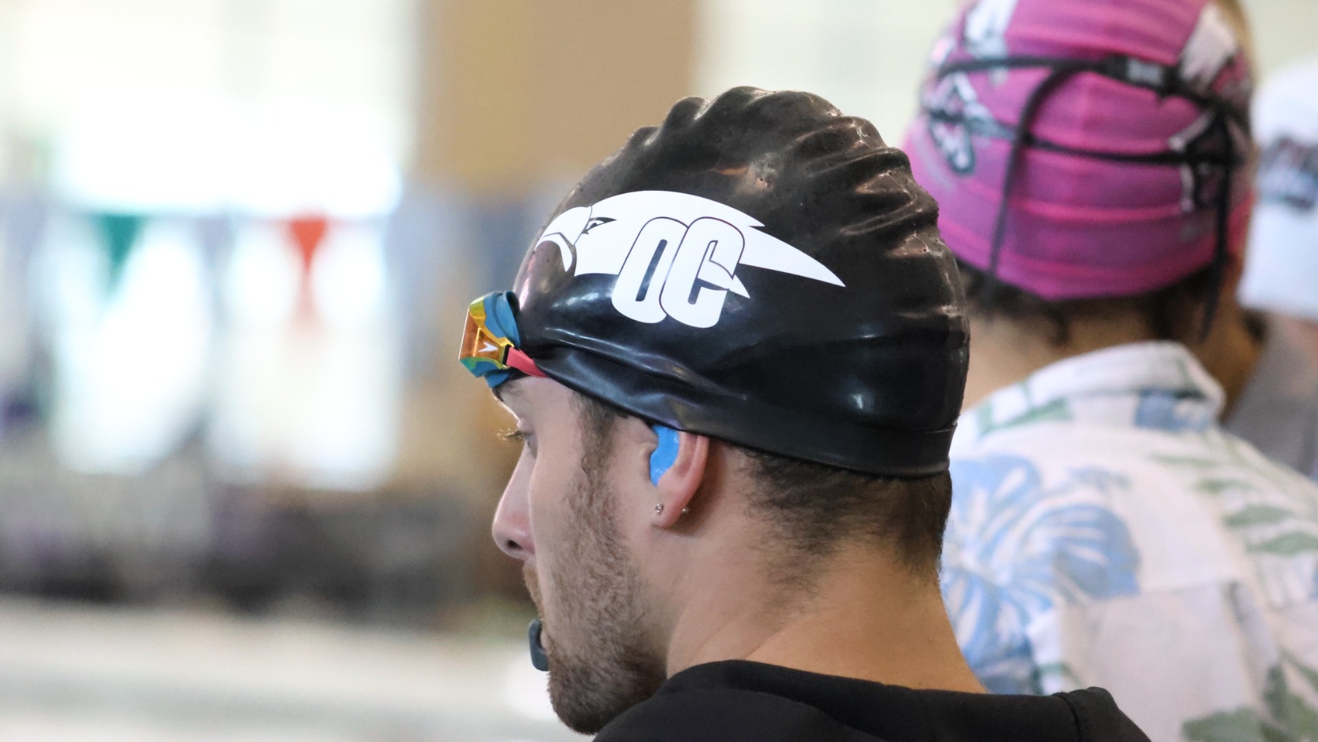 Rodov on pool deck at Sam Freas Invite