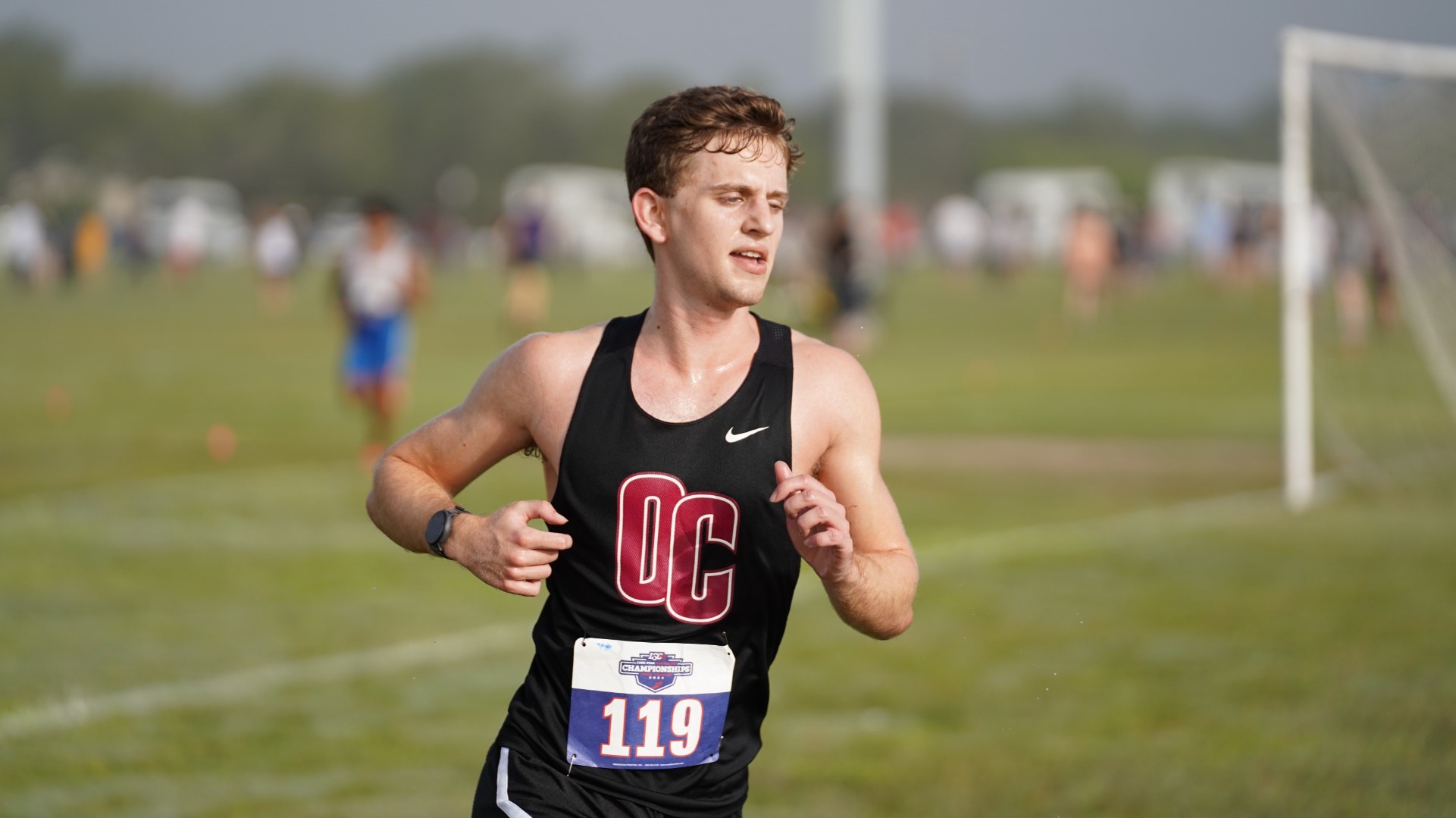 Kirk running at LSC Championships