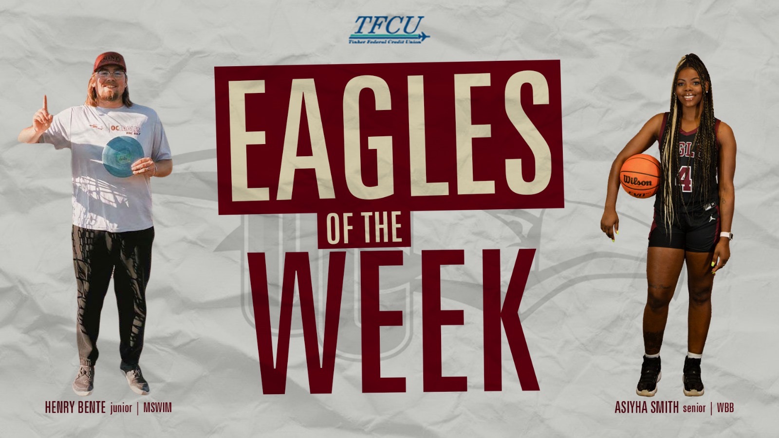 Eagle of the Week Henry Bente and Asiyha Smith 