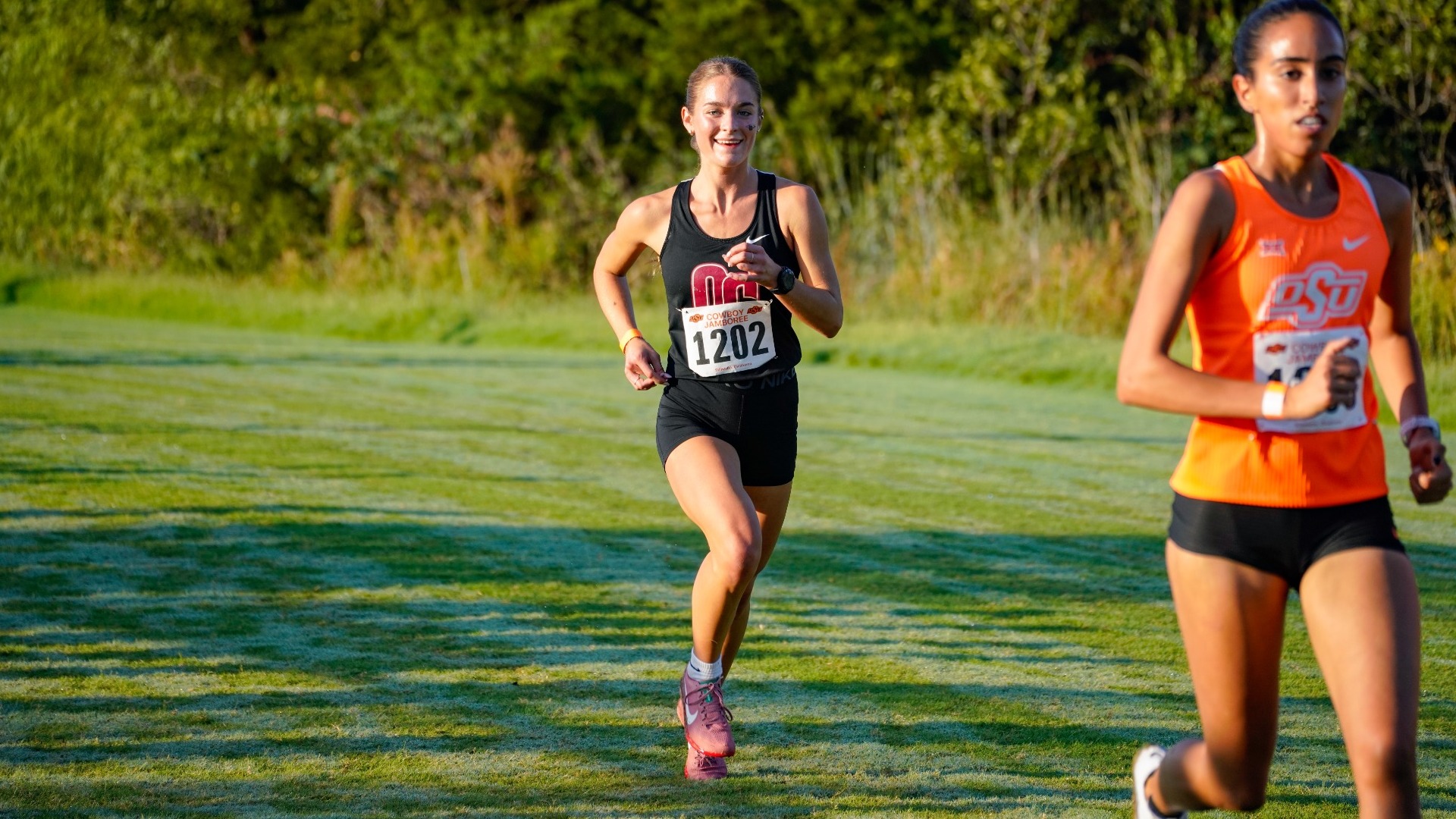Latham running at Cowboy Jamboree