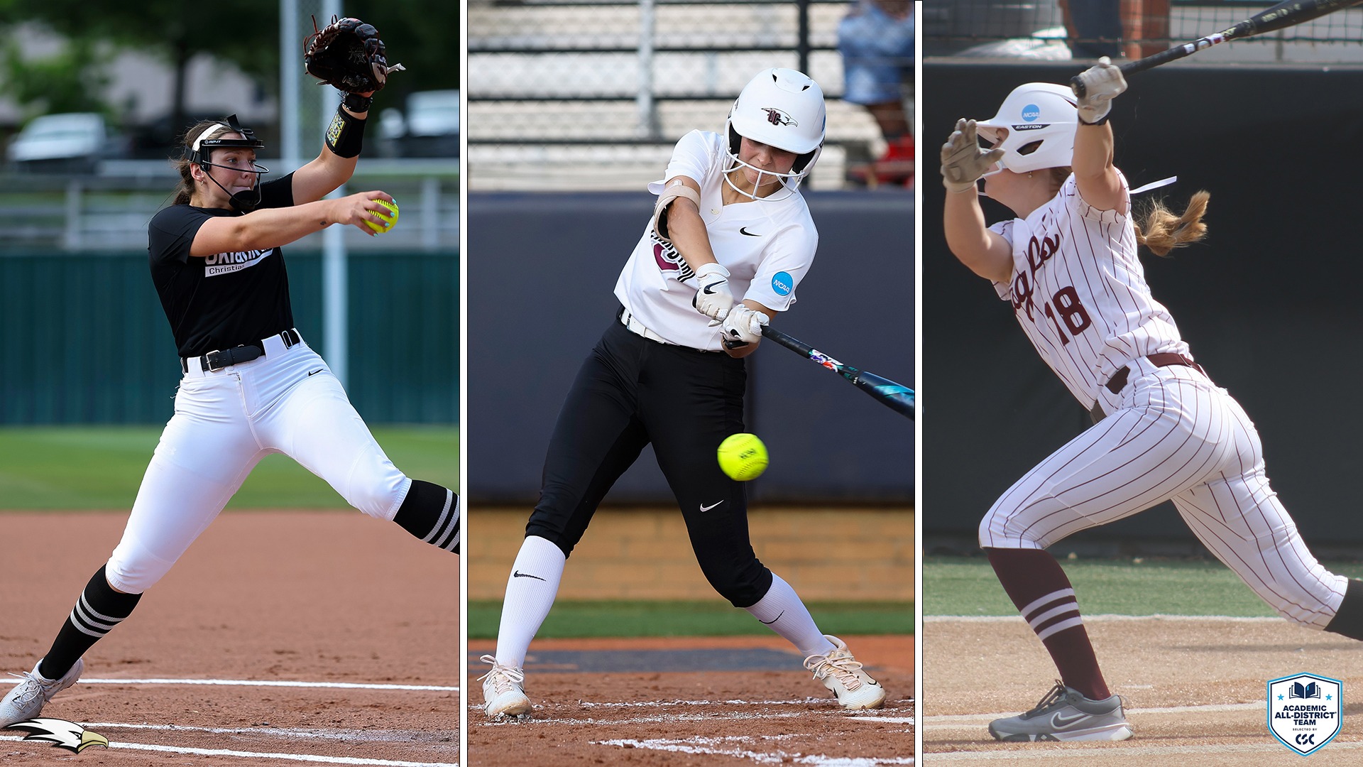 Dickson, George and Paulsen 2025 CSC Academic All-District