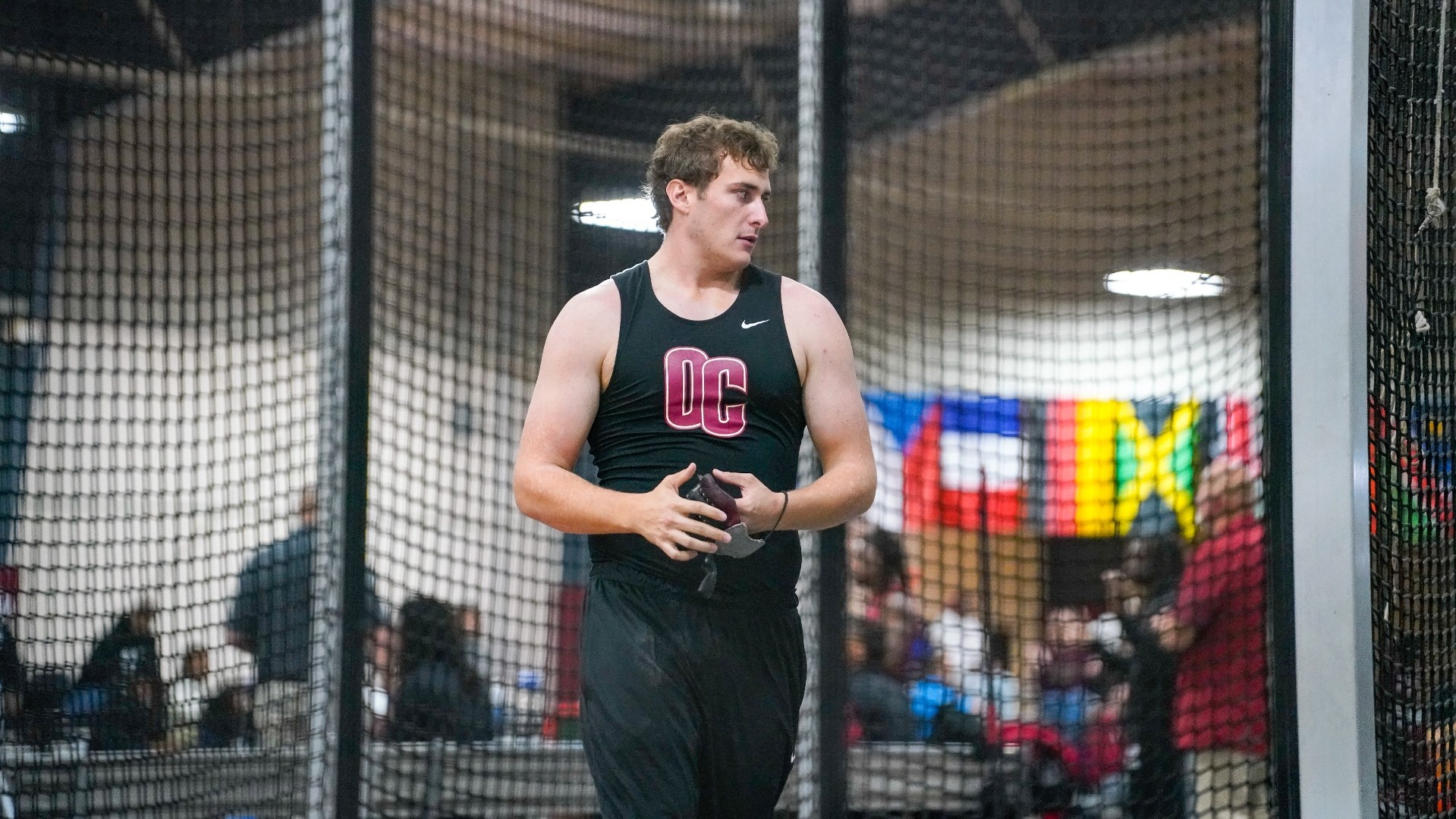 Lawrence after throwing at Winter Field Fest