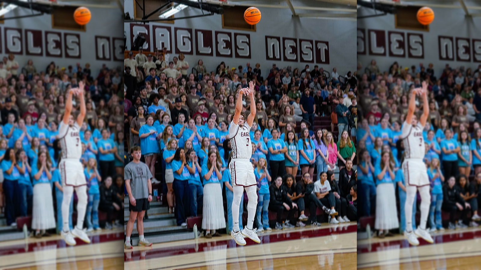 Miles Gibson Shoots a Three on Homecoming 2025