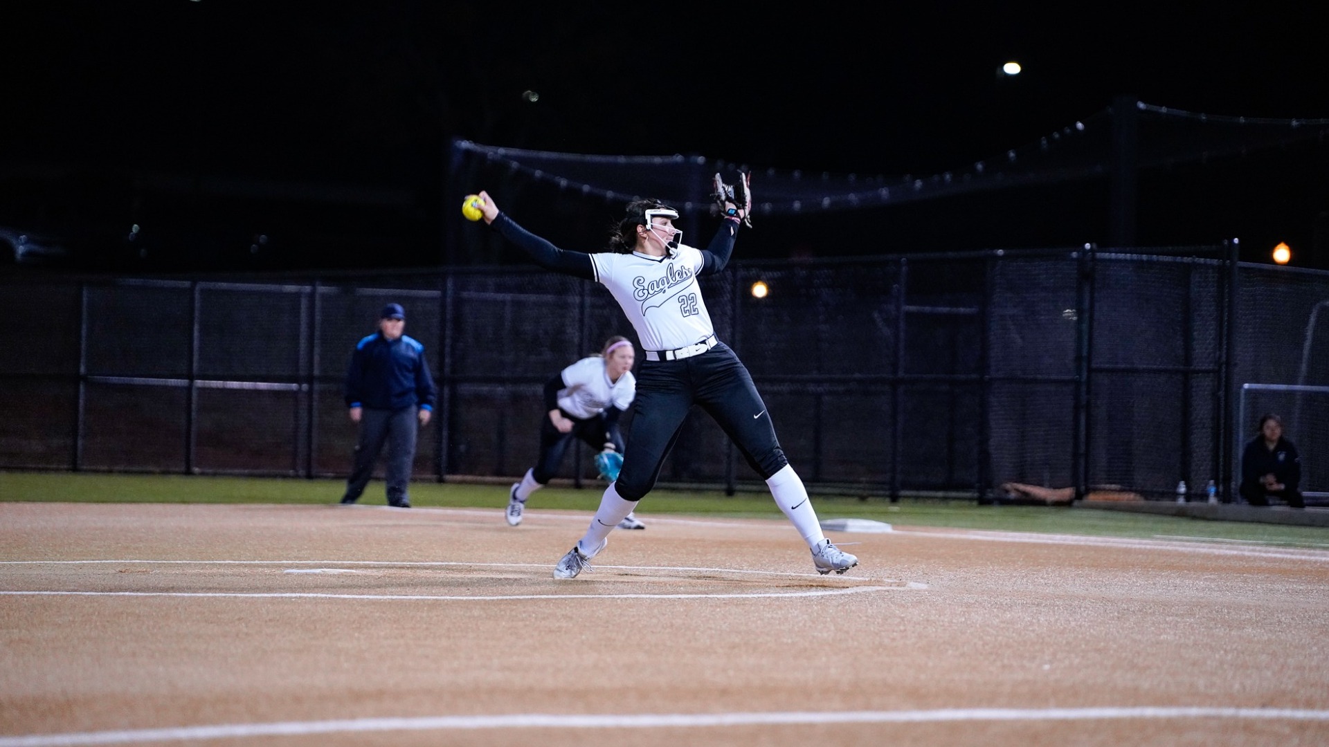 Dickson pitching vs. FLC